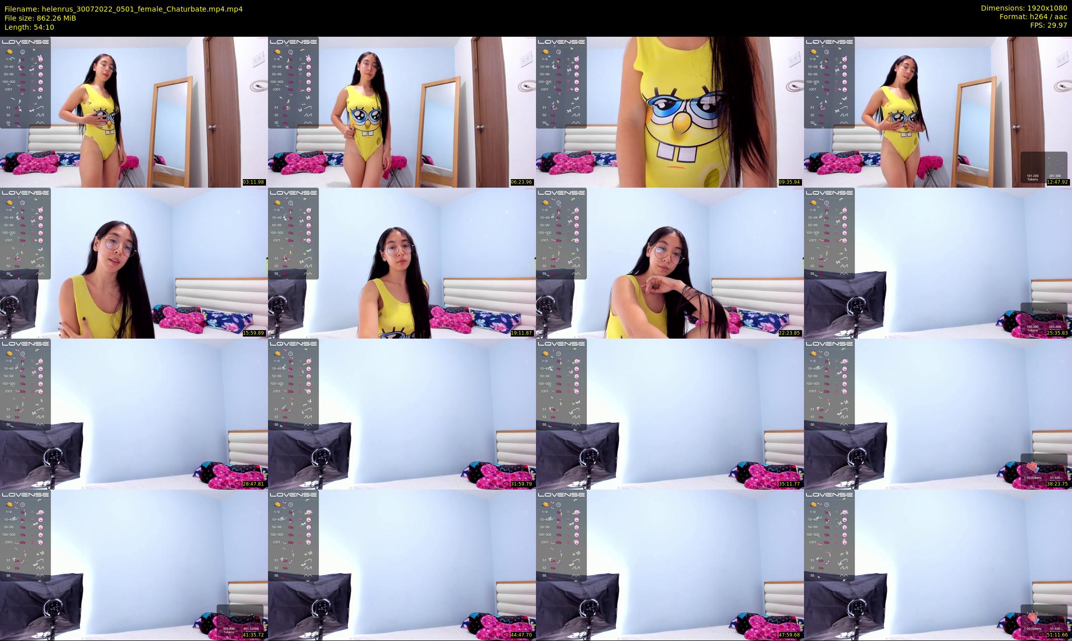 helenrus — 55 minute Chaturbate female cam show recording, 1080p, Jul 30, 2022