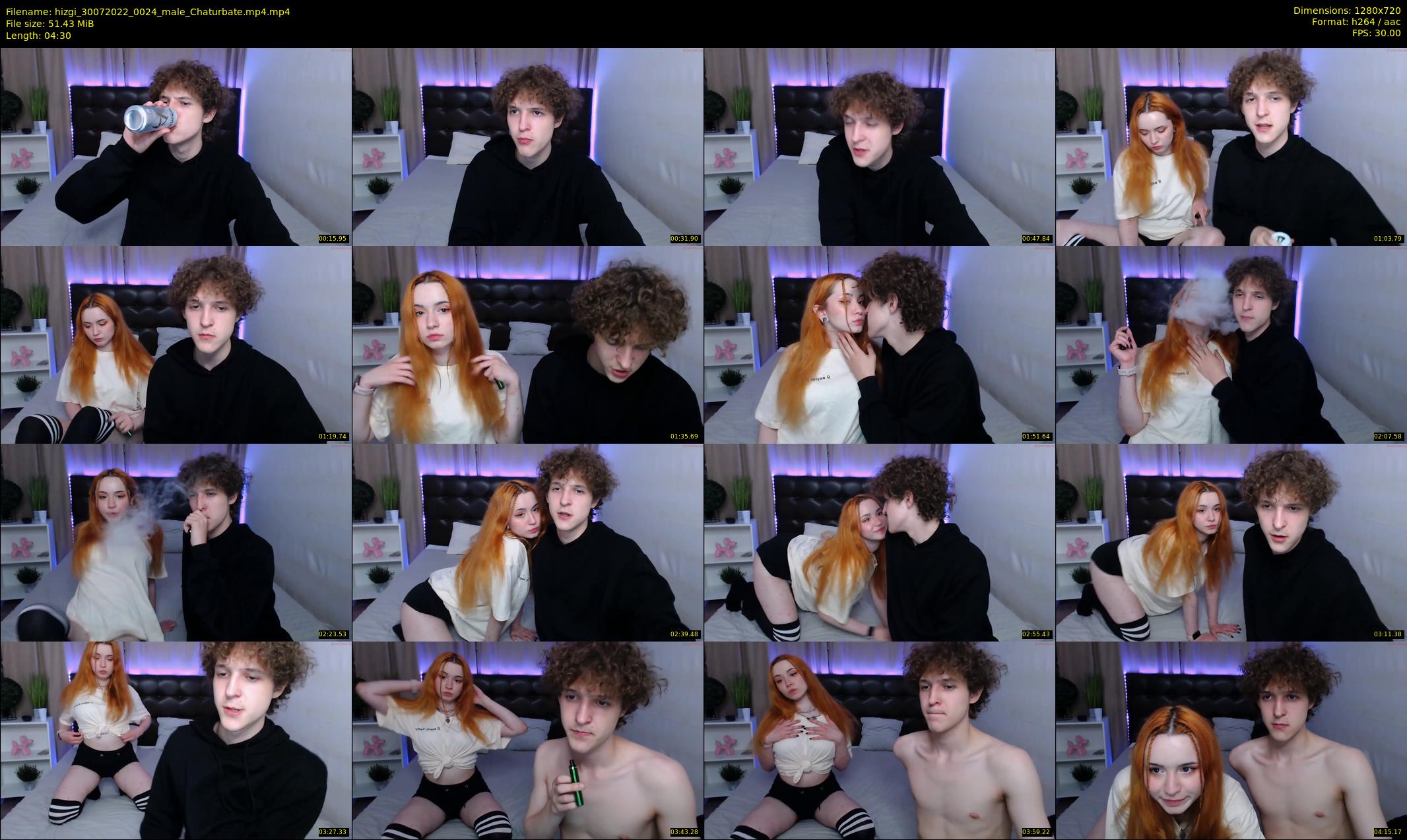 hizgi — 5 minute Chaturbate couple cam show recording, 720p, Jul 30, 2022