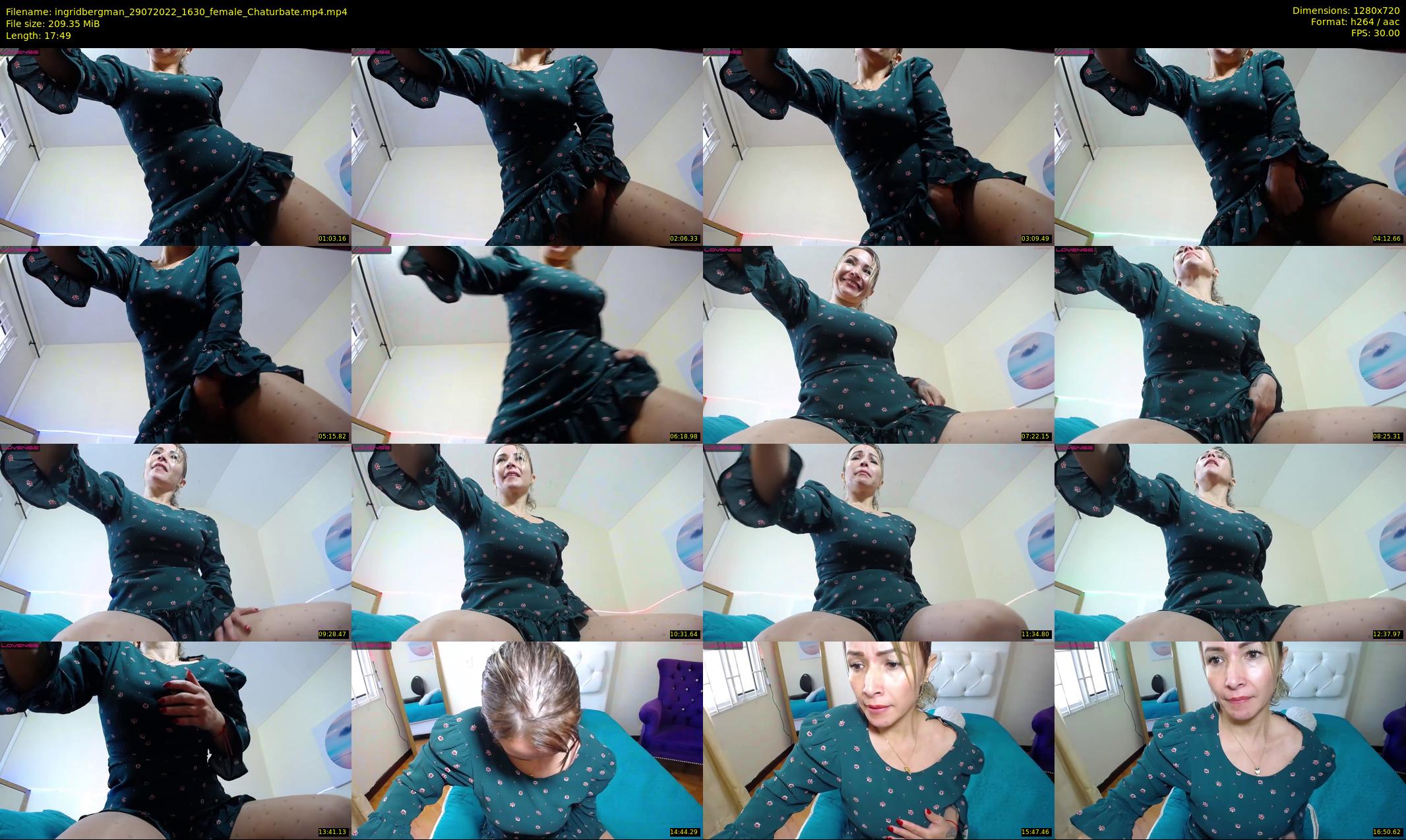 ingridbergman — 18 minute Chaturbate female cam show recording, 720p, Jul 29, 2022