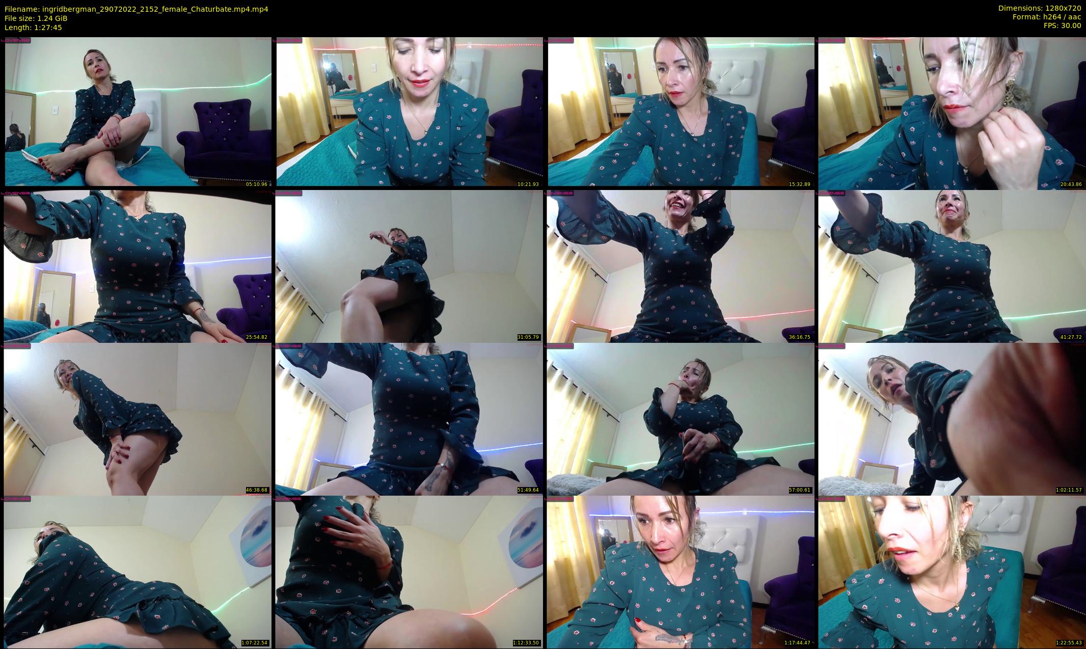 ingridbergman — 88 minute Chaturbate female cam show recording, 720p, Jul 29, 2022