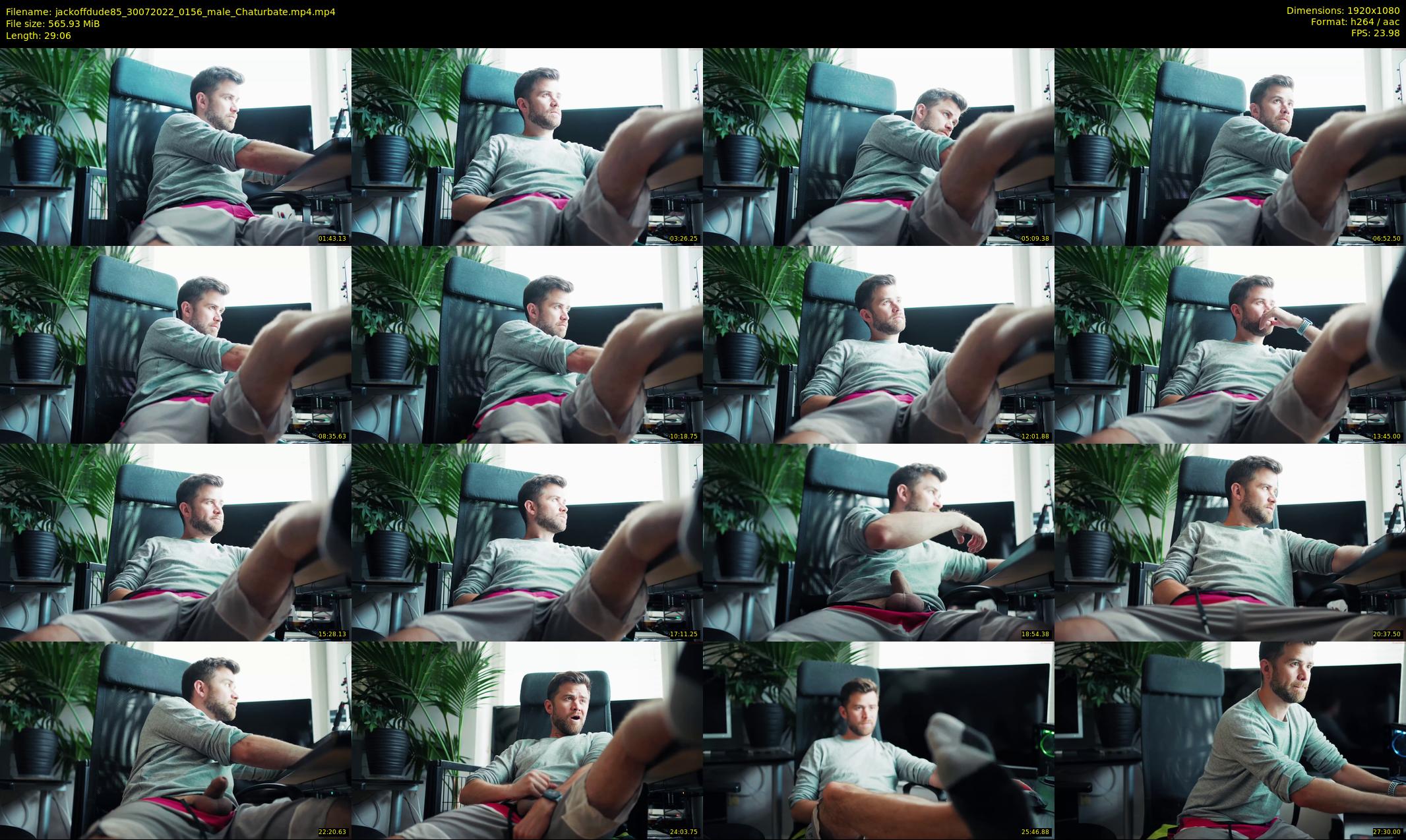 jackoffdude85 — 30 minute Chaturbate male cam show recording, 1080p, Jul 30, 2022