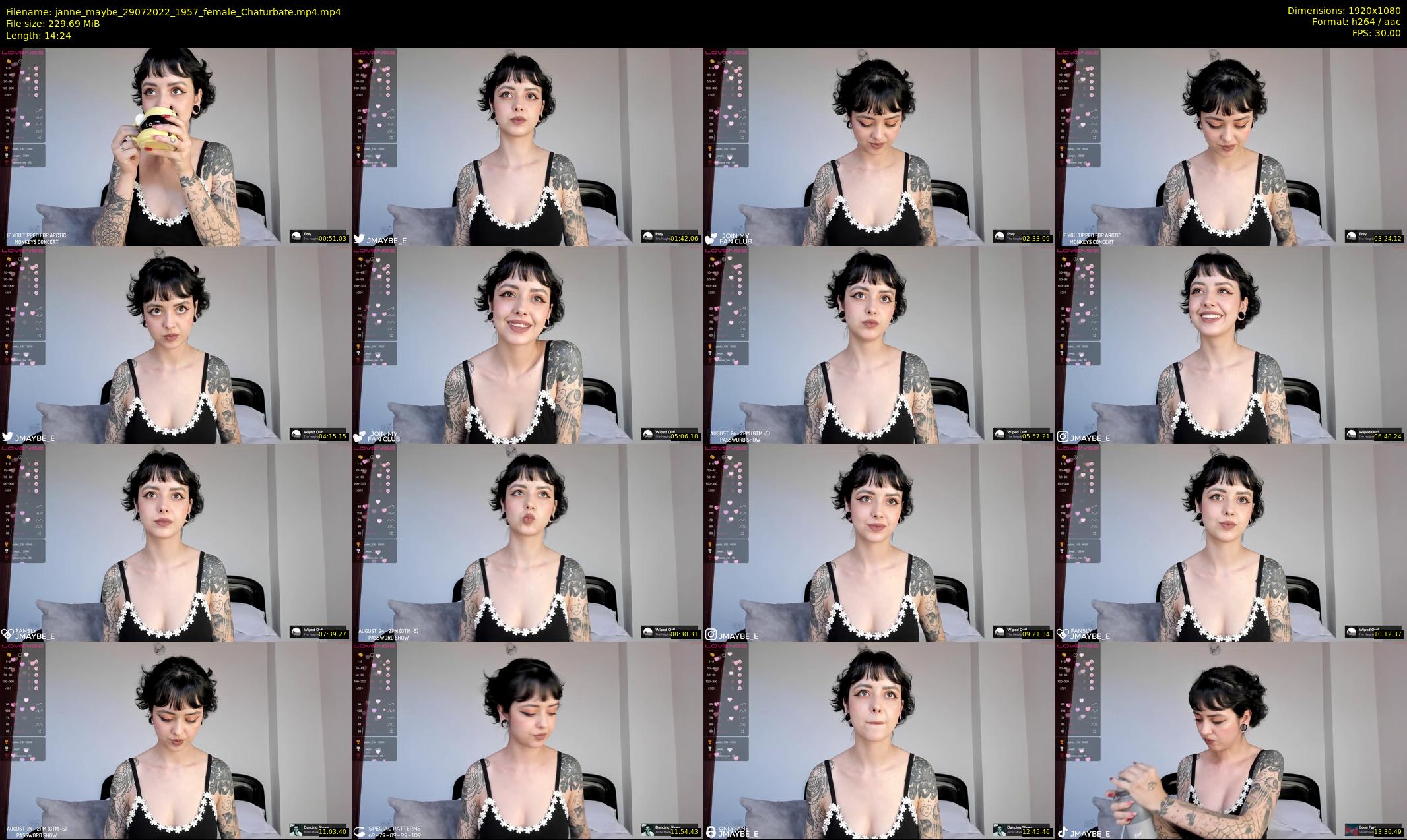janne_maybe — 15 minute Chaturbate female cam show recording, 1080p, Jul 29, 2022