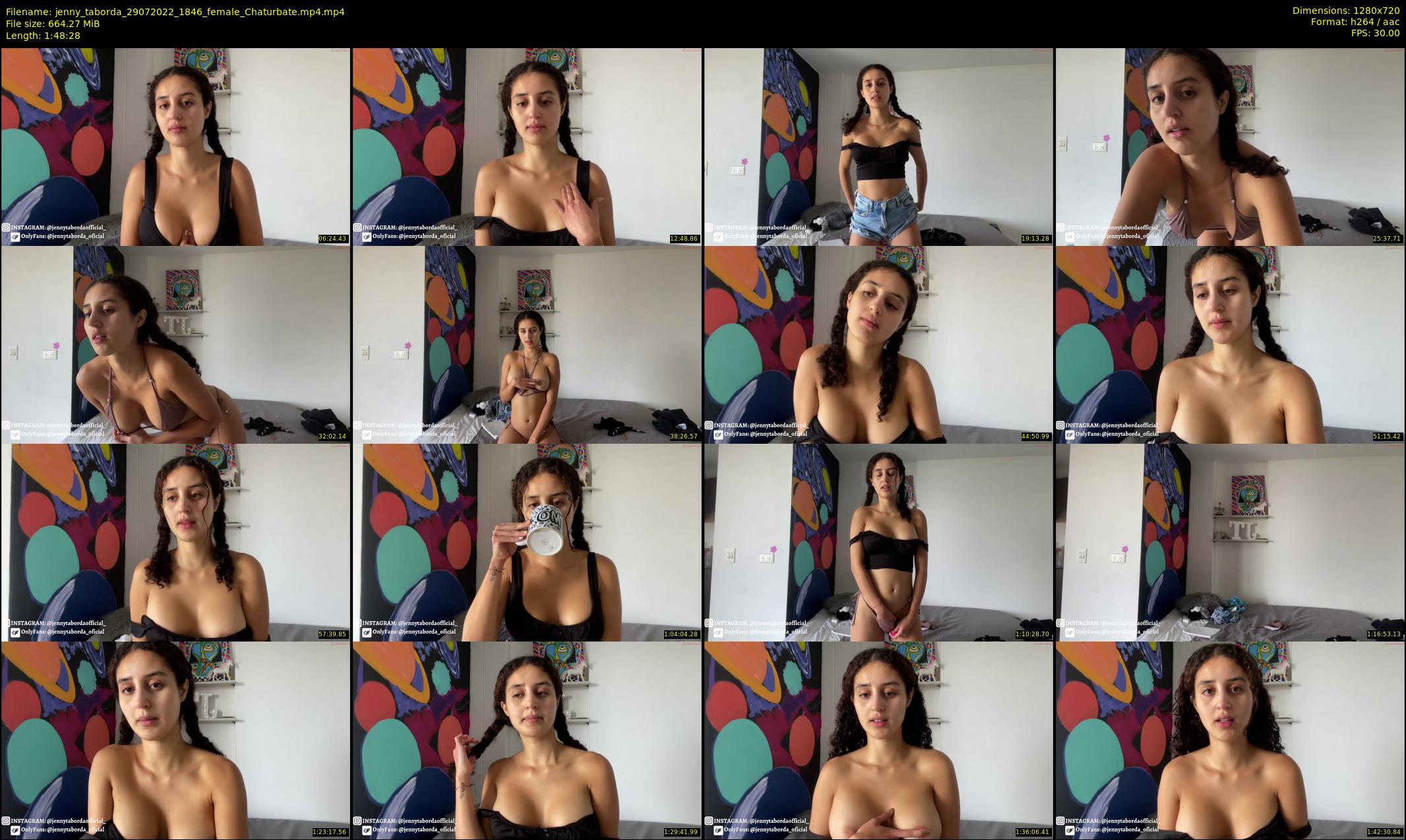 jenny_taborda — 109 minute Chaturbate female cam show recording, 720p, Jul 29, 2022