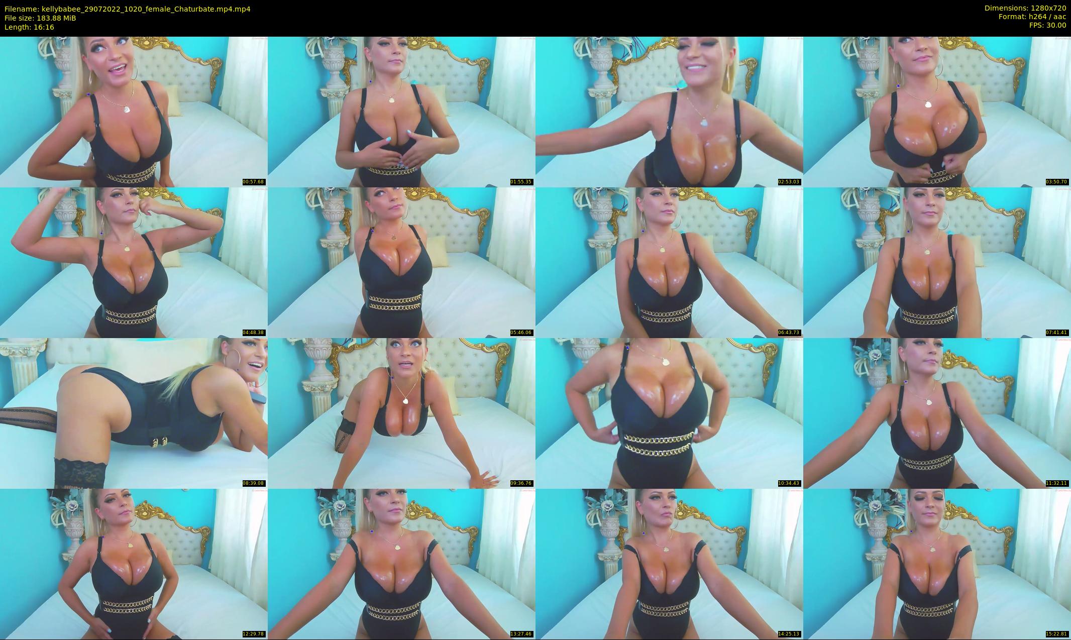 kellybabee — 17 minute Chaturbate female cam show recording, 720p, Jul 29, 2022