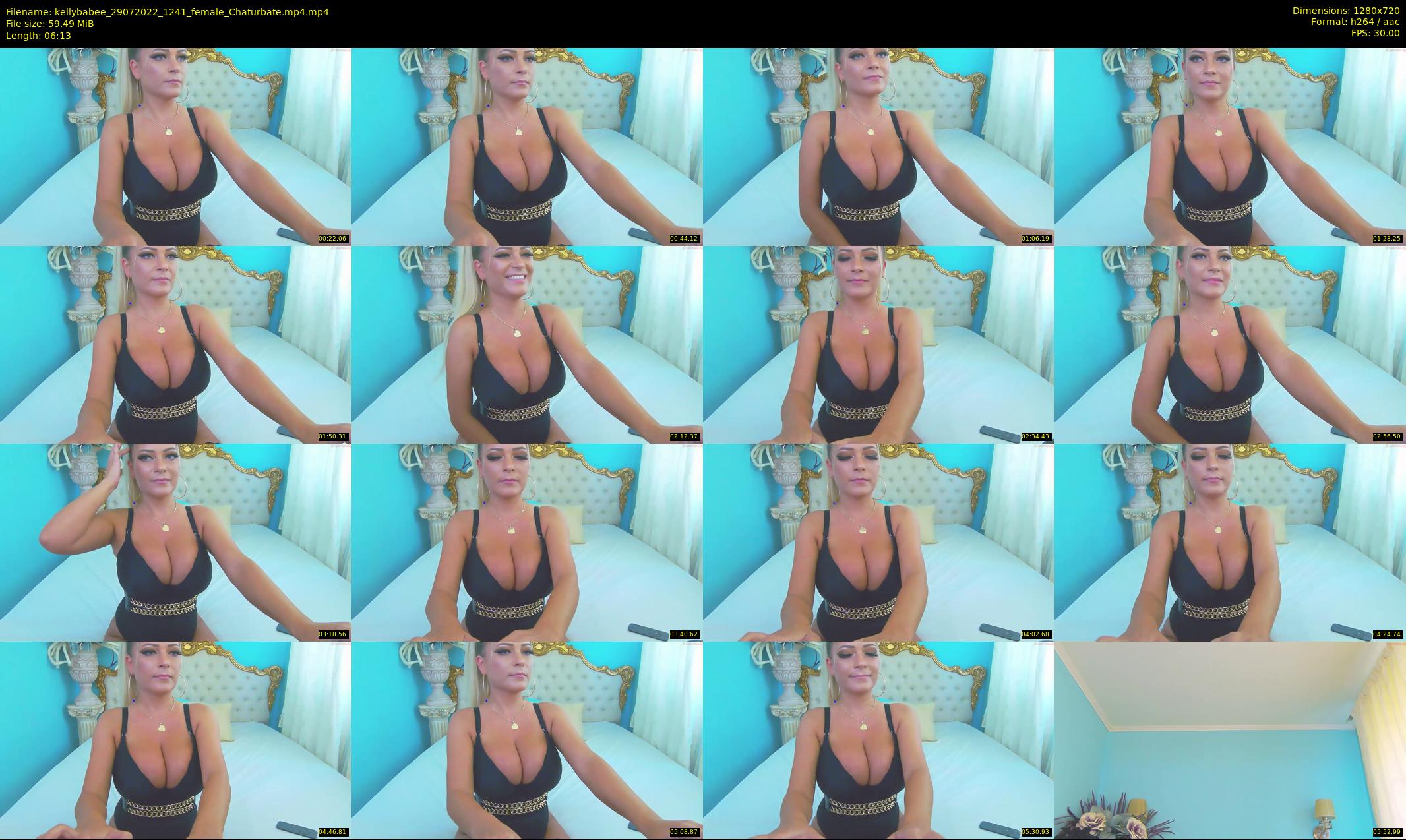 kellybabee — 7 minute Chaturbate female cam show recording, 720p, Jul 29, 2022