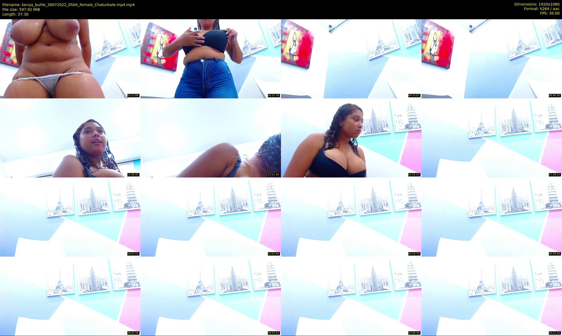 kenya_buhle — 38 minute Chaturbate female cam show recording, 1080p, Jul 30, 2022