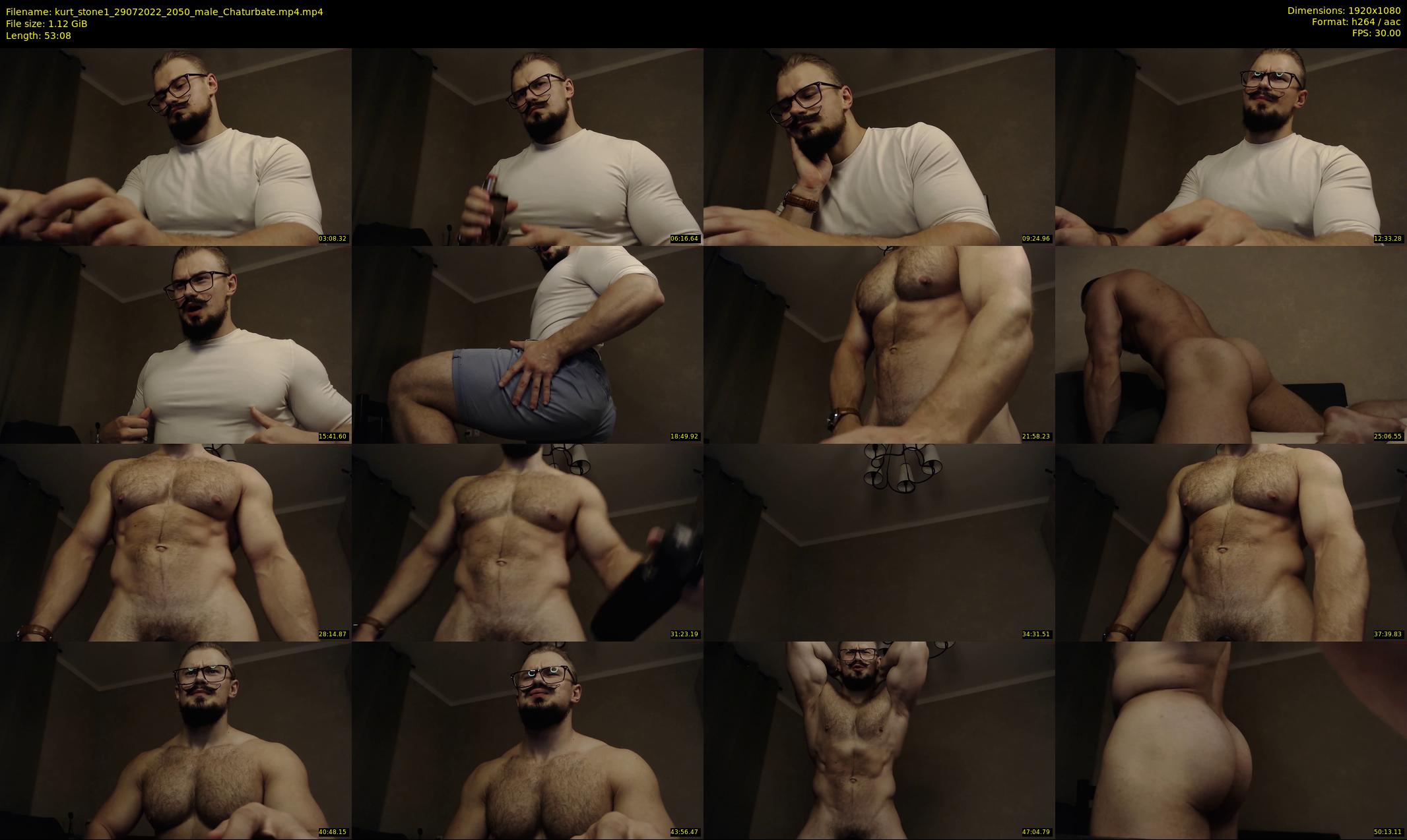 kurt_stone1 — 54 minute Chaturbate male cam show recording, 1080p, Jul 29, 2022