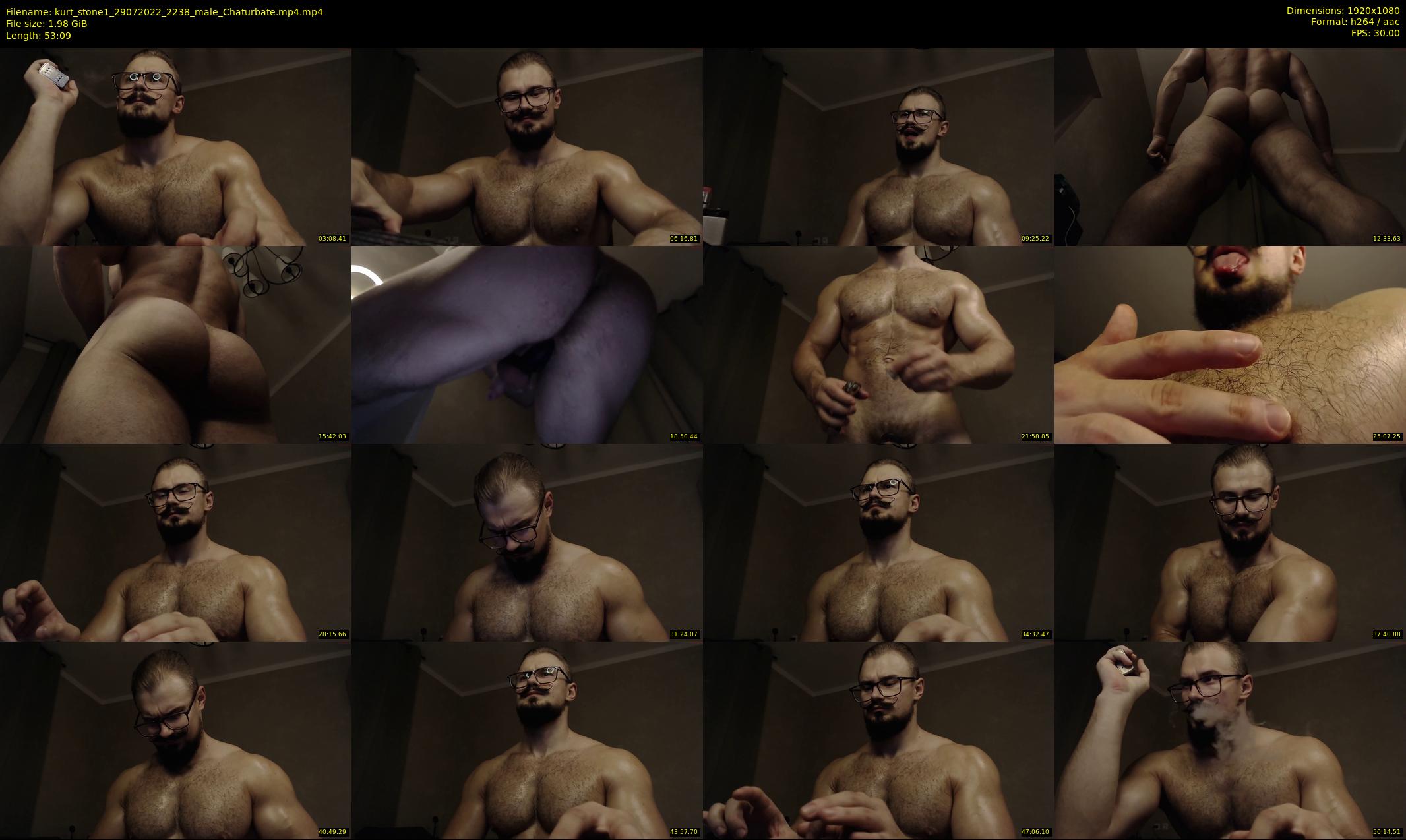 kurt_stone1 — 54 minute Chaturbate male cam show recording, 1080p, Jul 29, 2022