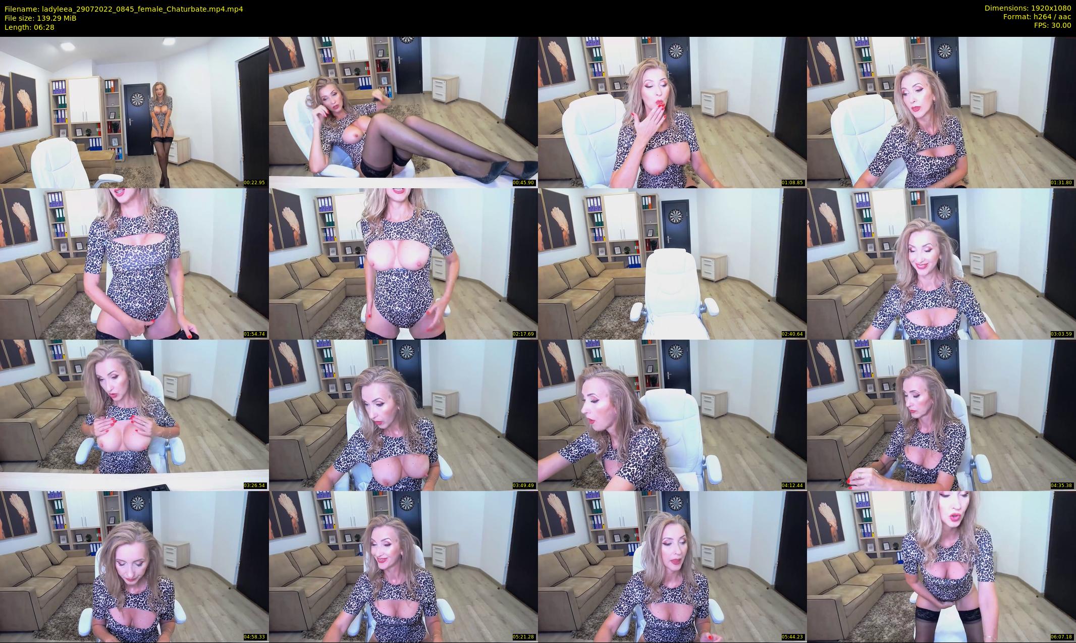 ladyleea — 7 minute Chaturbate female cam show recording, 1080p, Jul 29, 2022