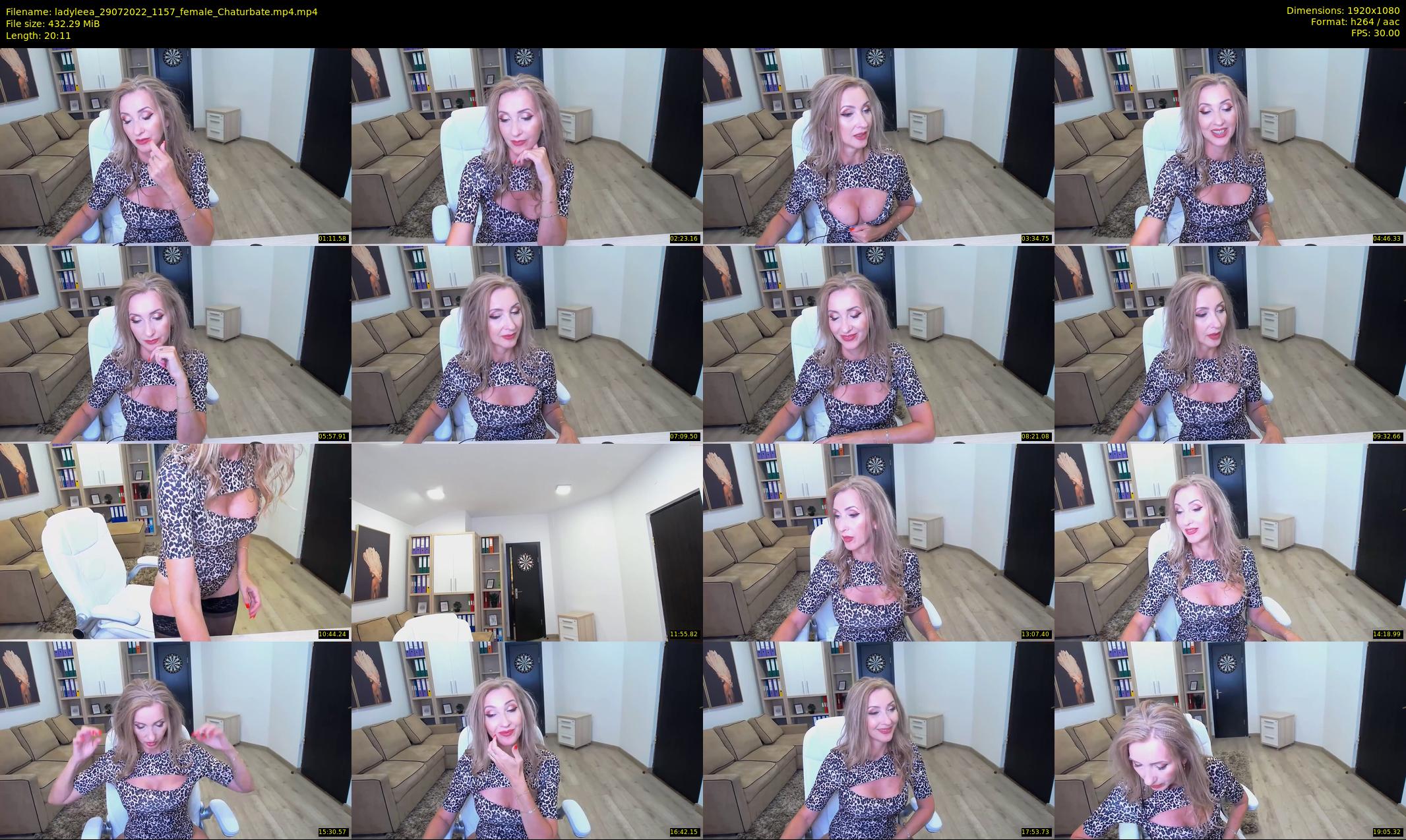 ladyleea — 21 minute Chaturbate female cam show recording, 1080p, Jul 29, 2022