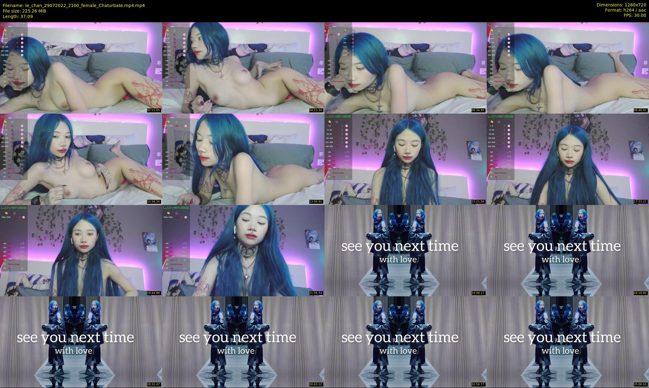 le_chan — 38 minute Chaturbate female cam show recording, 720p, Jul 29, 2022
