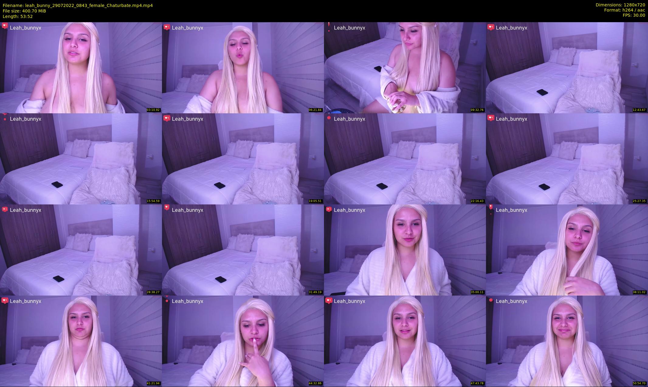 leah_bunny — 54 minute Chaturbate female cam show recording, 720p, Jul 29, 2022