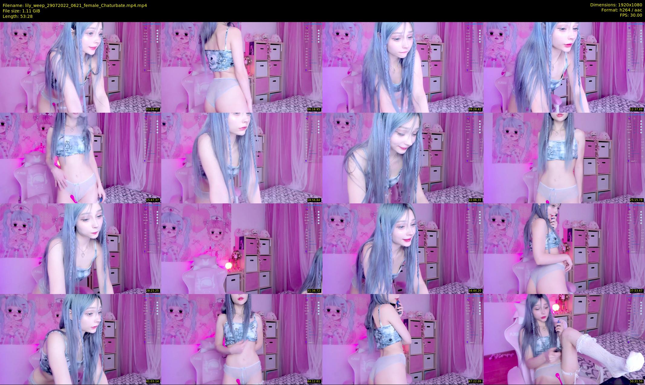 lily_weep — 54 minute Chaturbate female cam show recording, 1080p, Jul 29, 2022