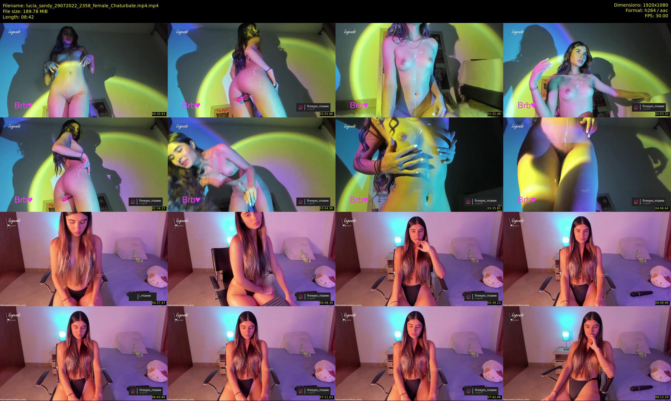 lucia_sandy — 9 minute Chaturbate female cam show recording, 1080p, Jul 29, 2022