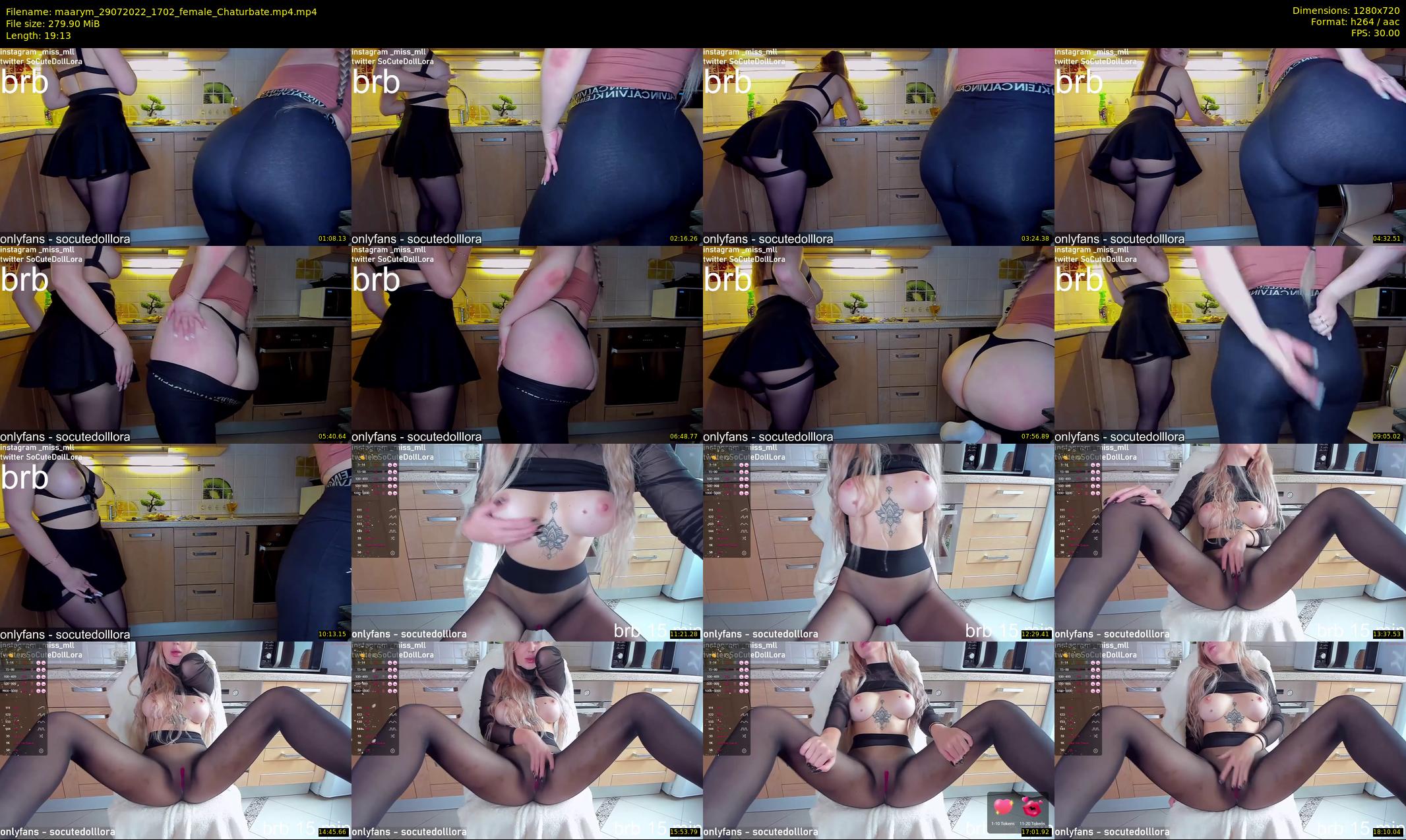 maarym — 20 minute Chaturbate couple cam show recording, 720p, Jul 29, 2022