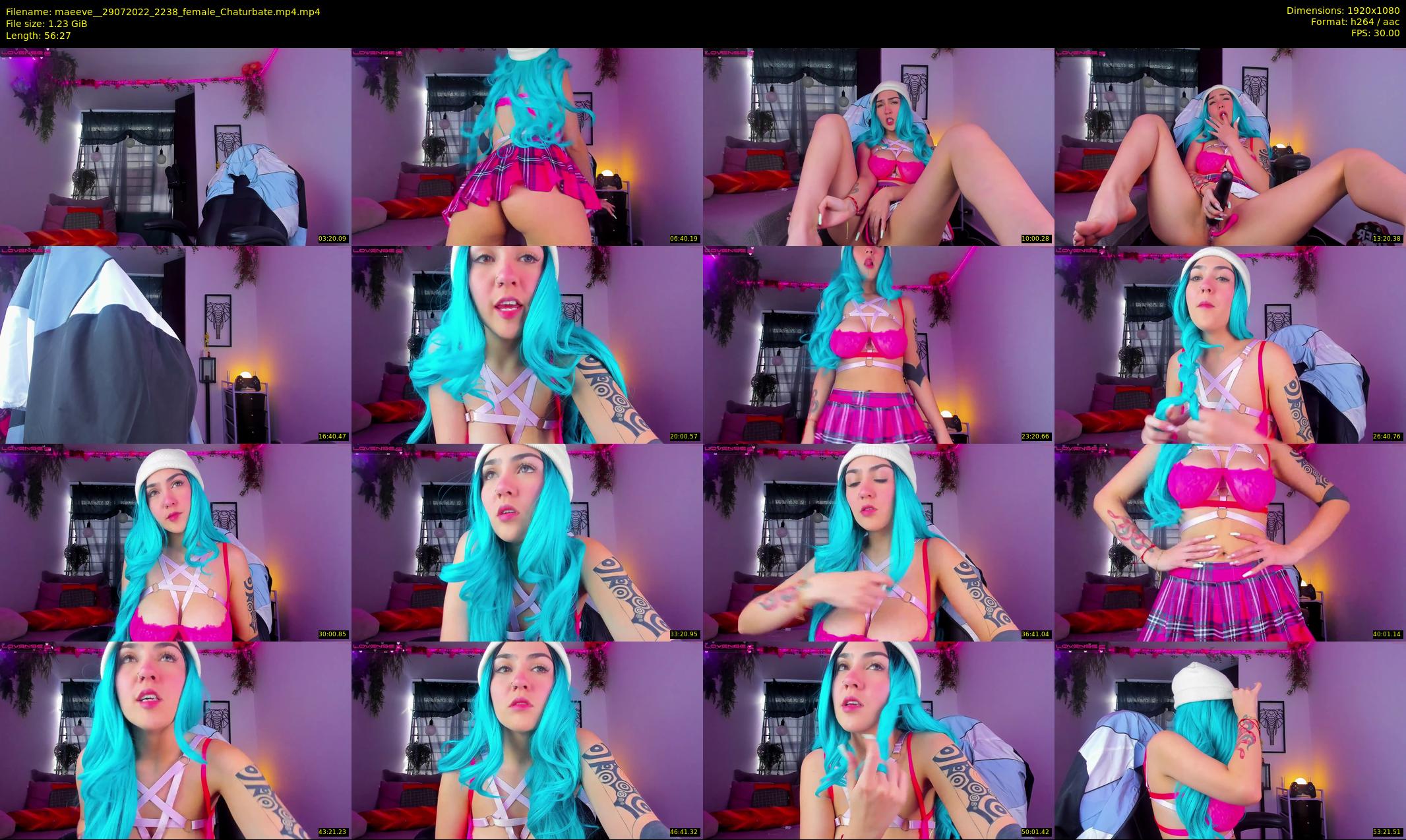 maeeve_ — 57 minute Chaturbate female cam show recording, 1080p, Jul 29, 2022