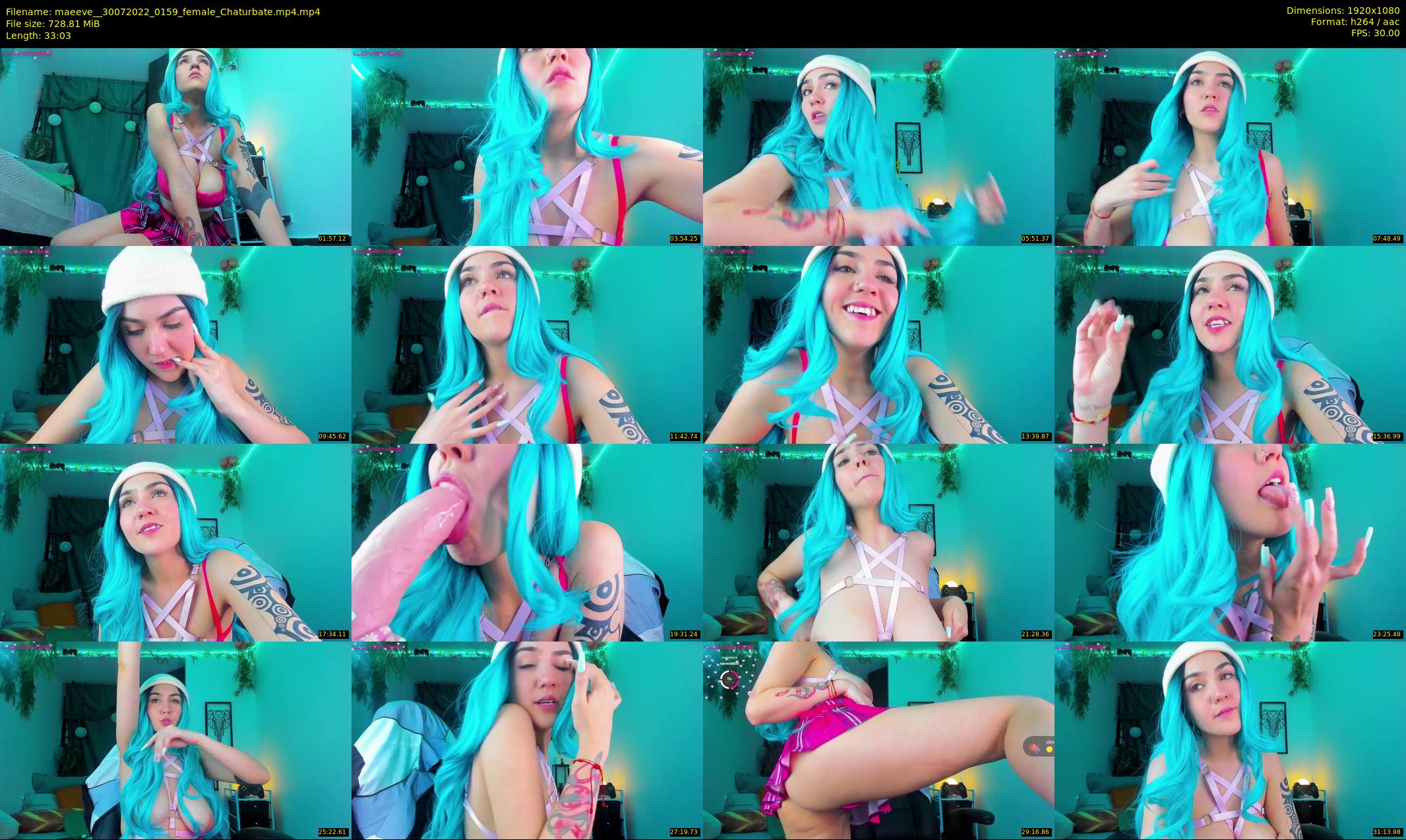 maeeve_ — 34 minute Chaturbate female cam show recording, 1080p, Jul 30, 2022