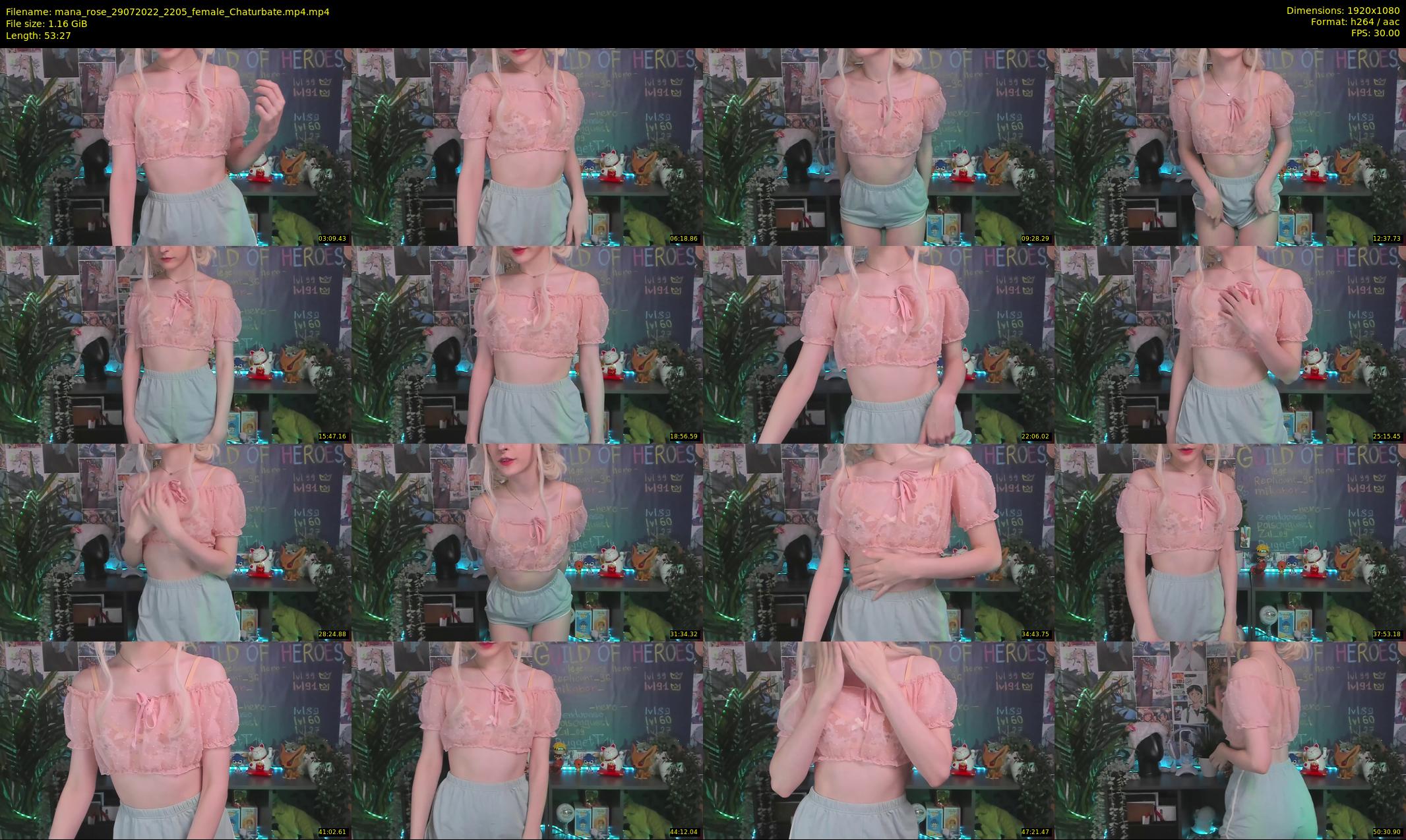 mana_rose — 54 minute Chaturbate female cam show recording, 1080p, Jul 29, 2022