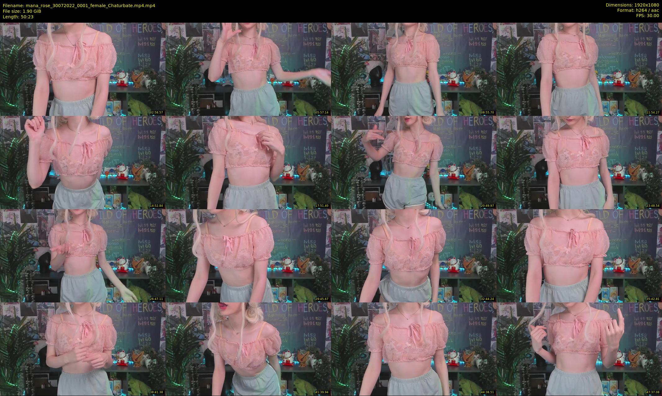 mana_rose — 51 minute Chaturbate female cam show recording, 1080p, Jul 30, 2022