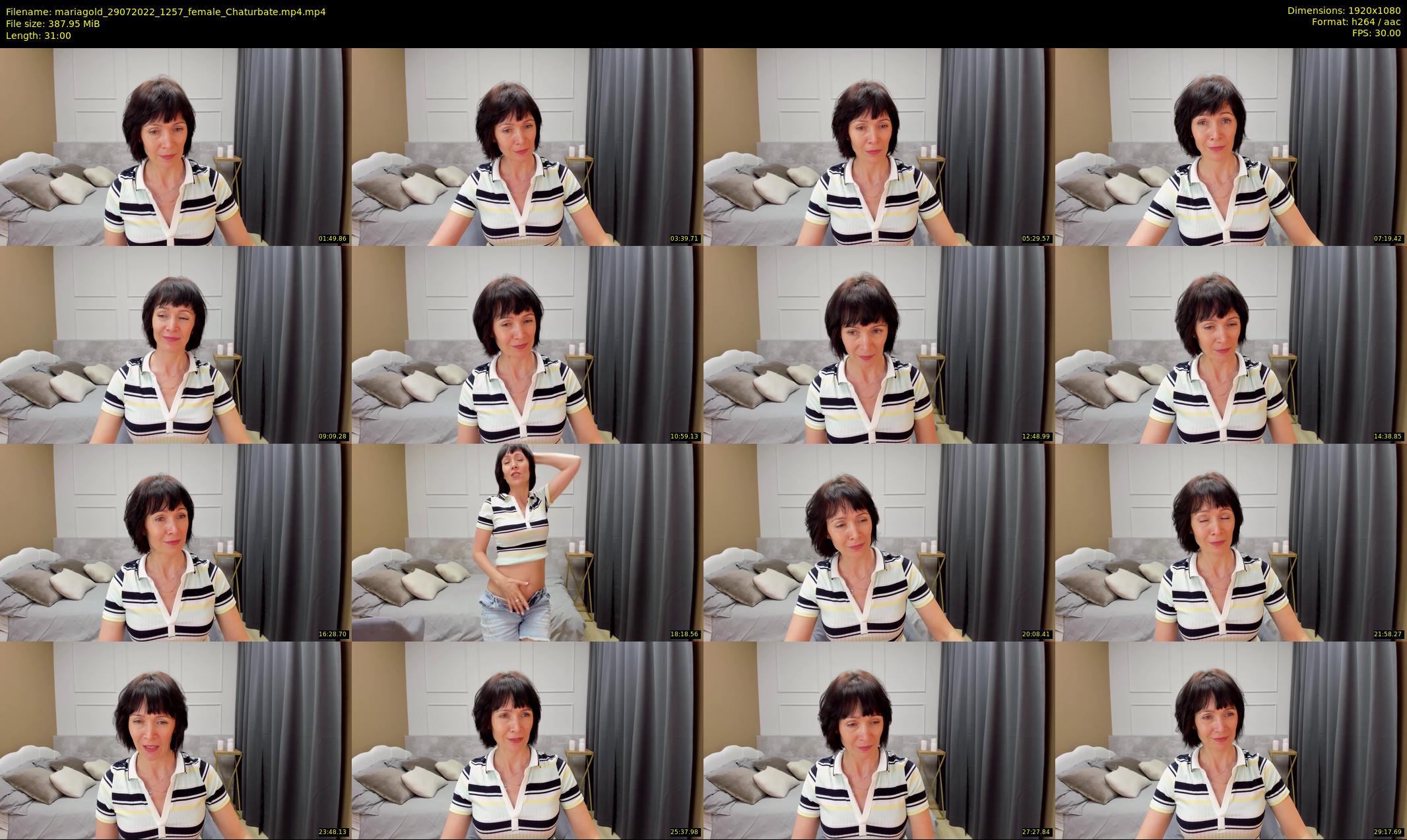 mariagold — 31 minute Chaturbate female cam show recording, 1080p, Jul 29, 2022