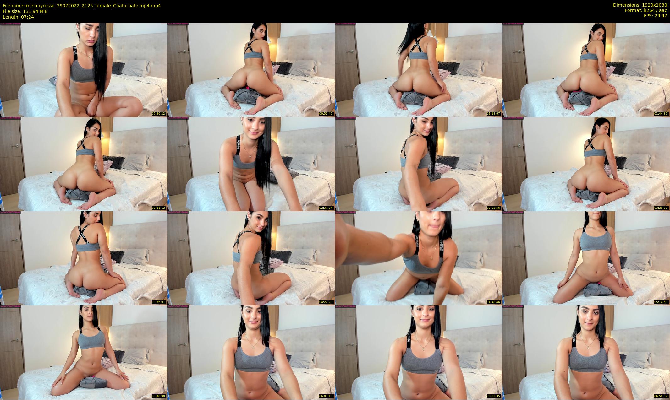 melanyrosse — 8 minute Chaturbate female cam show recording, 1080p, Jul 29, 2022