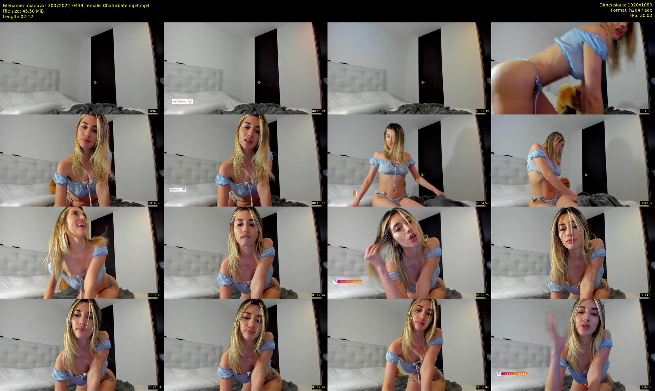 miaduval — 3 minute Chaturbate female cam show recording, 1080p, Jul 30, 2022