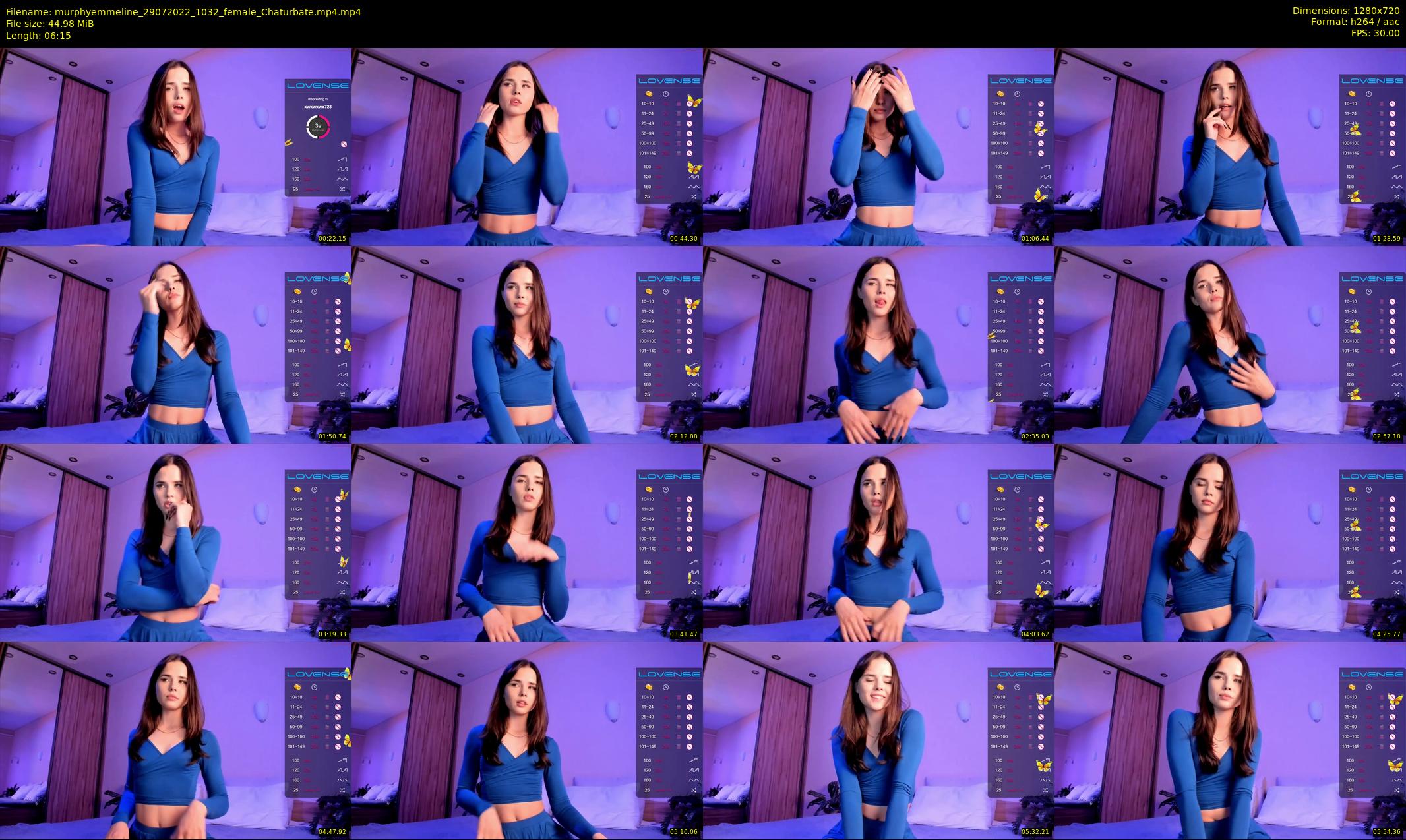 murphyemmeline — 7 minute Chaturbate female cam show recording, 720p, Jul 29, 2022