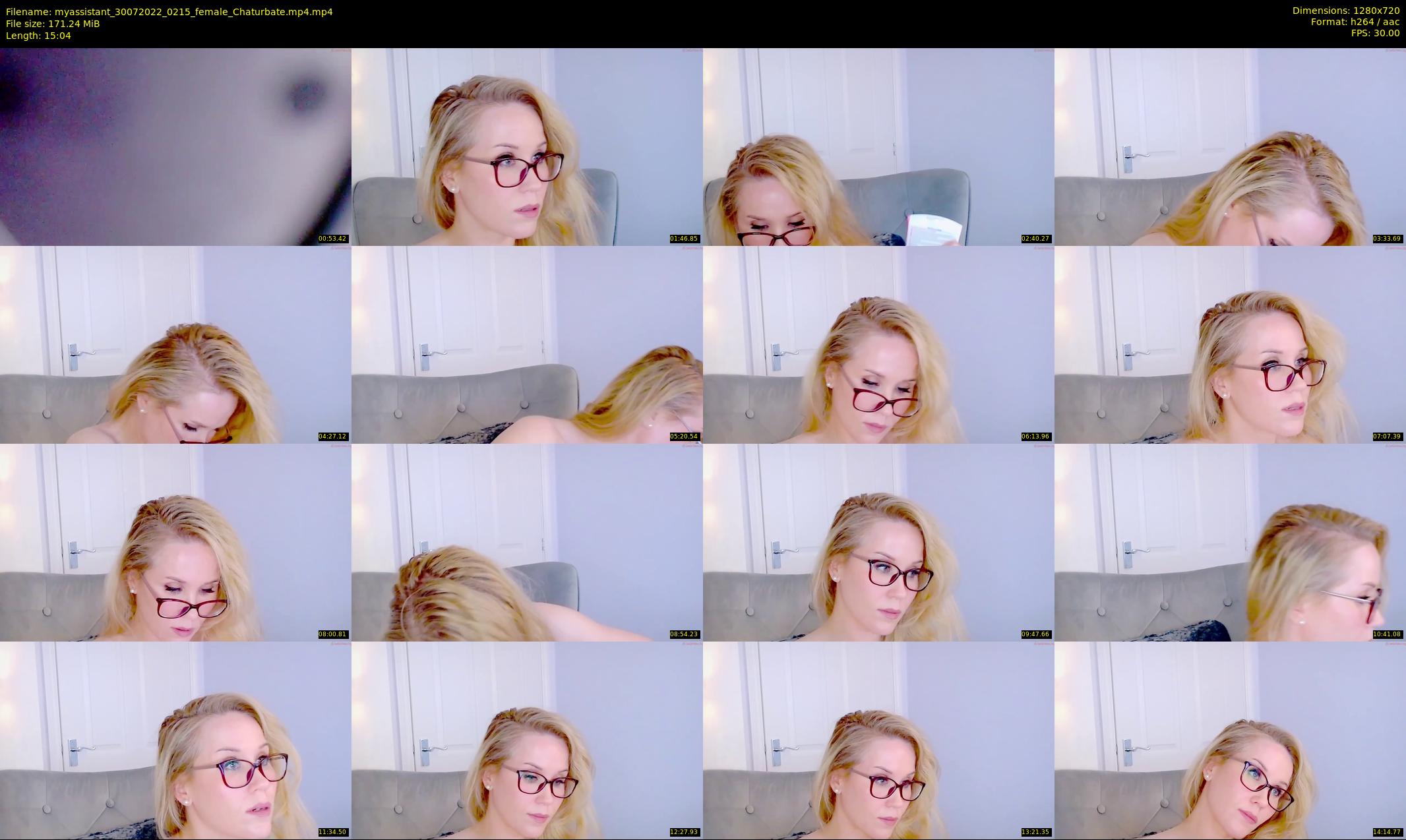 myassistant — 16 minute Chaturbate female cam show recording, 720p, Jul 30, 2022