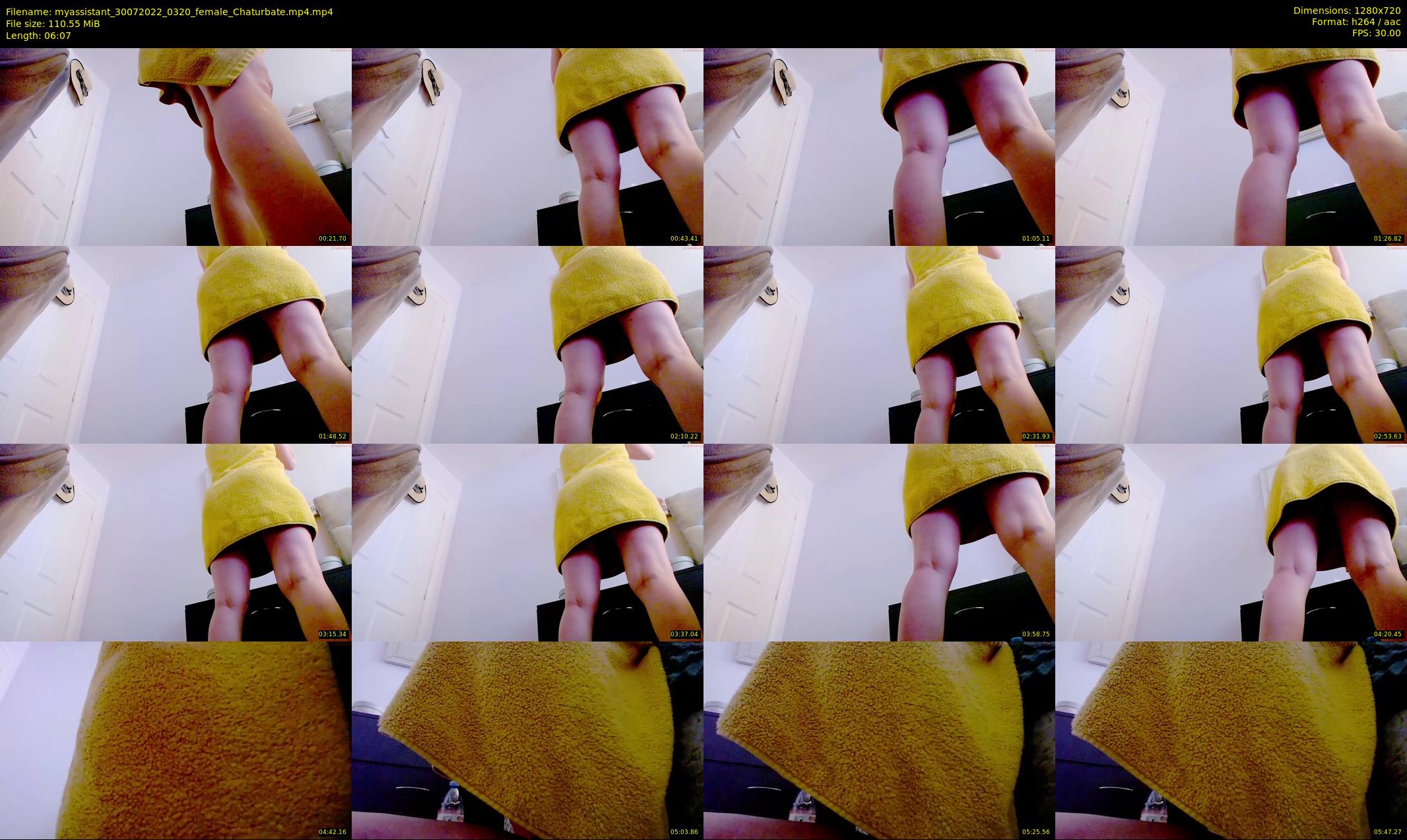 myassistant — 7 minute Chaturbate female cam show recording, 720p, Jul 30, 2022