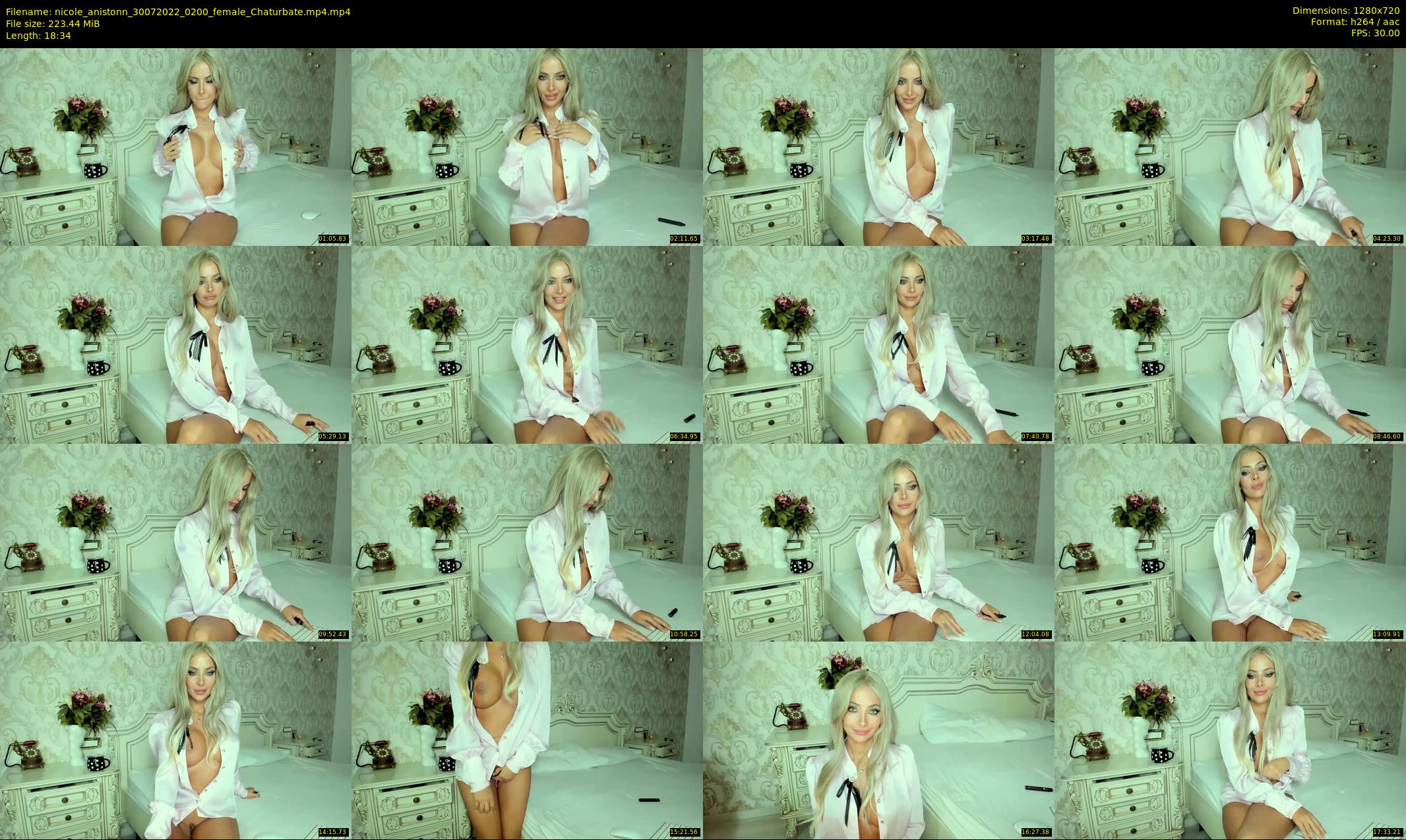 nicole_anistonn — 19 minute Chaturbate female cam show recording, 720p, Jul 30, 2022