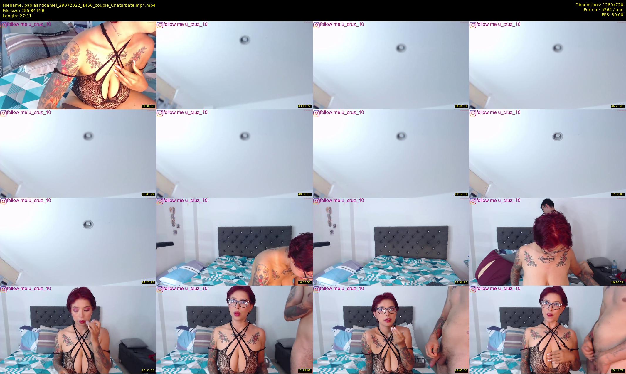 paolaanddaniel — 28 minute Chaturbate couple cam show recording, 720p, Jul 29, 2022