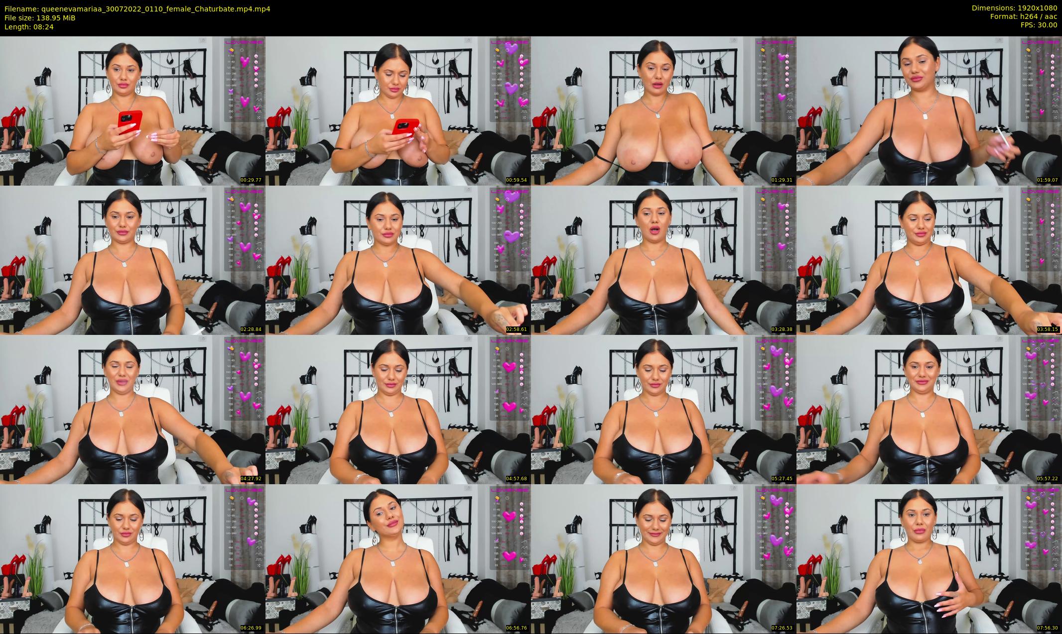 queenevamariaa — 9 minute Chaturbate female cam show recording, 1080p, Jul 30, 2022