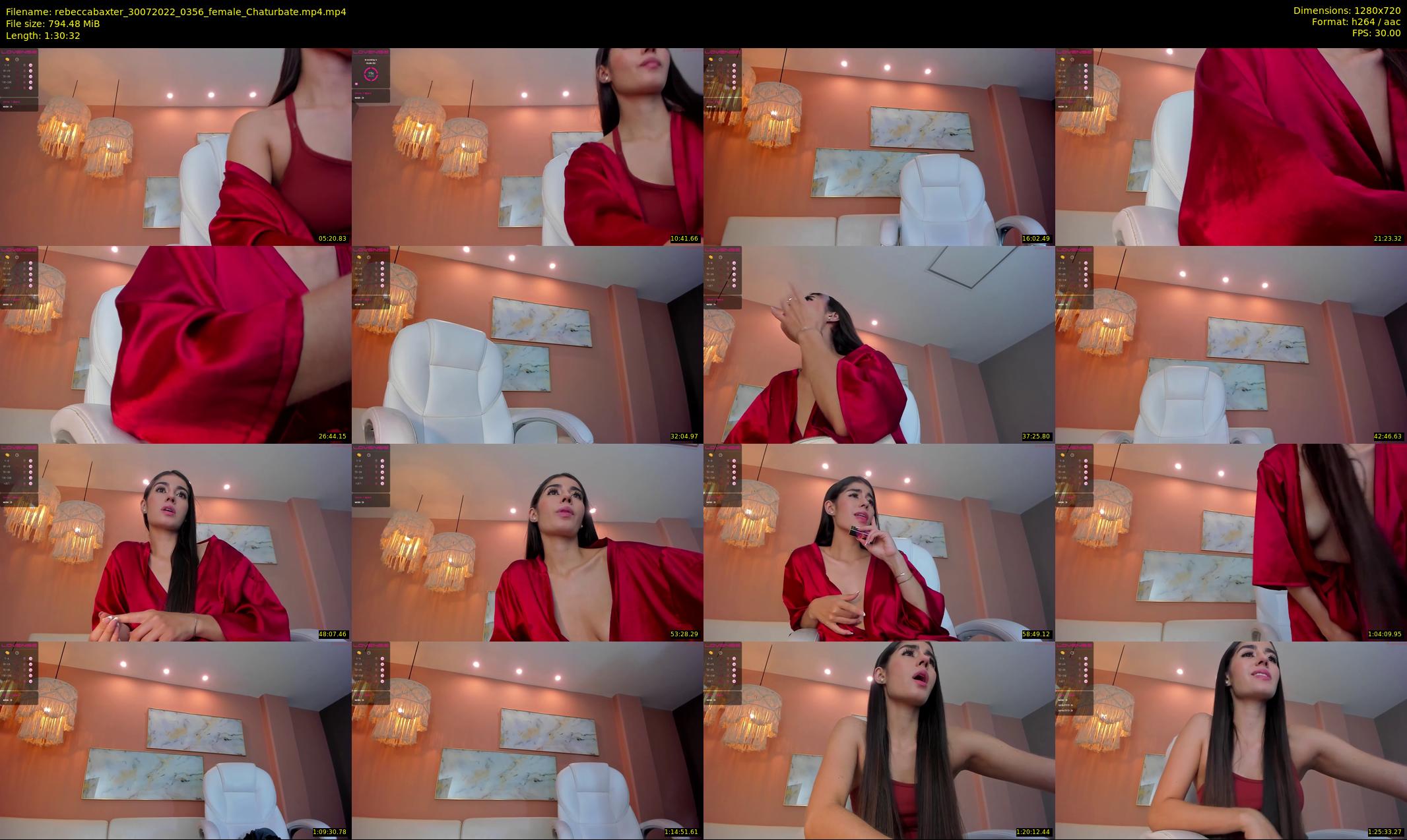rebeccabaxter — 91 minute Chaturbate female cam show recording, 720p, Jul 30, 2022