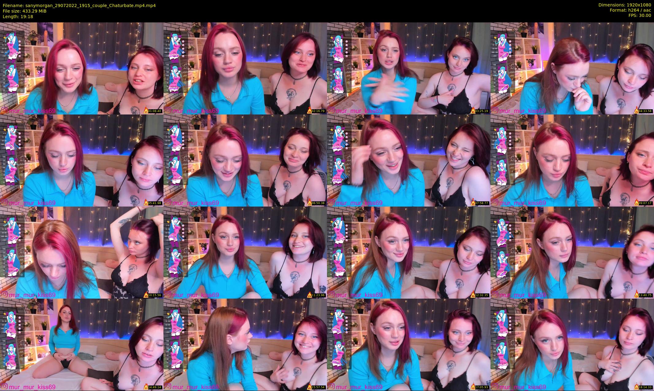 sanymorgan — 20 minute Chaturbate couple cam show recording, 1080p, Jul 29, 2022