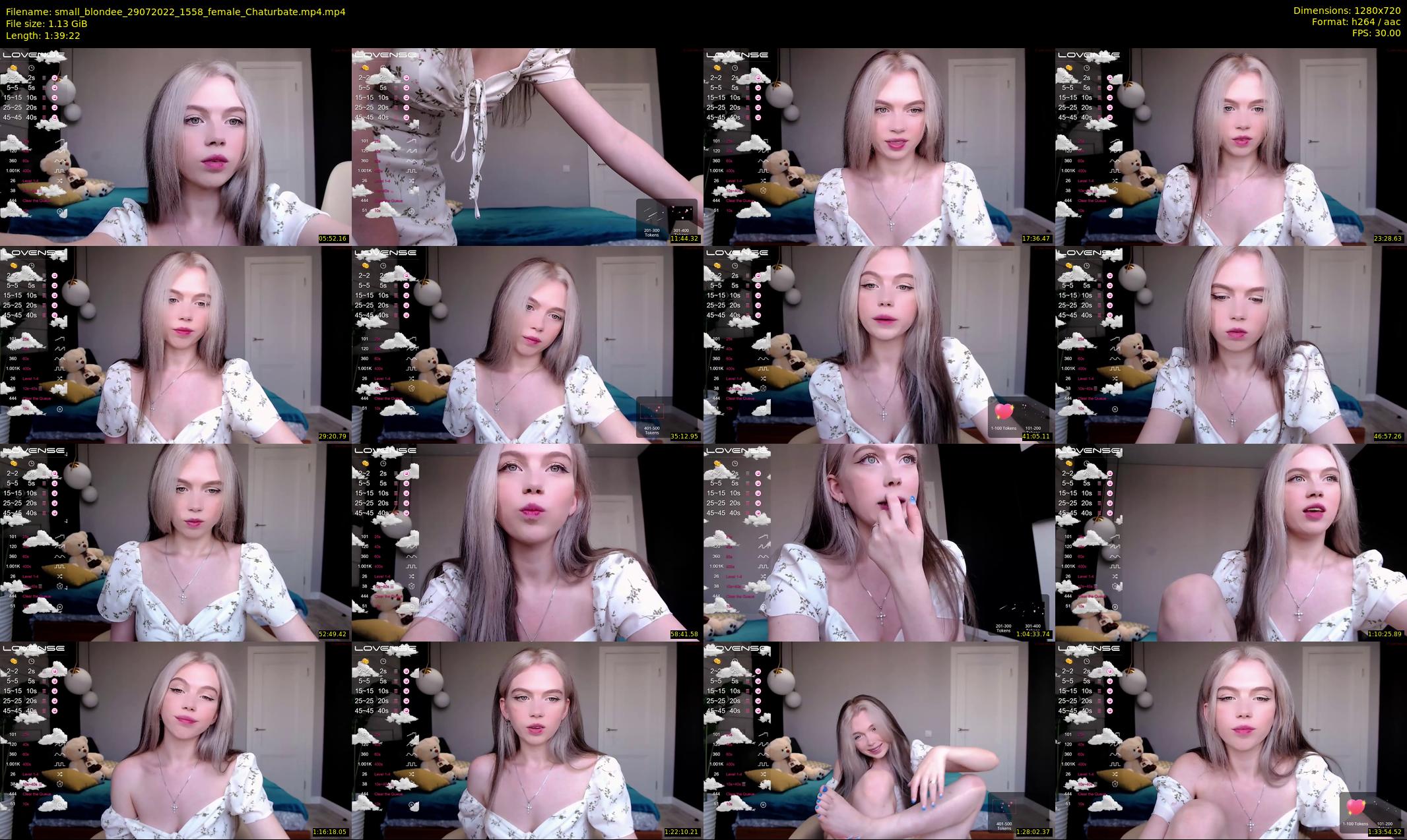 small_blondee — 100 minute Chaturbate female cam show recording, 720p, Jul 29, 2022