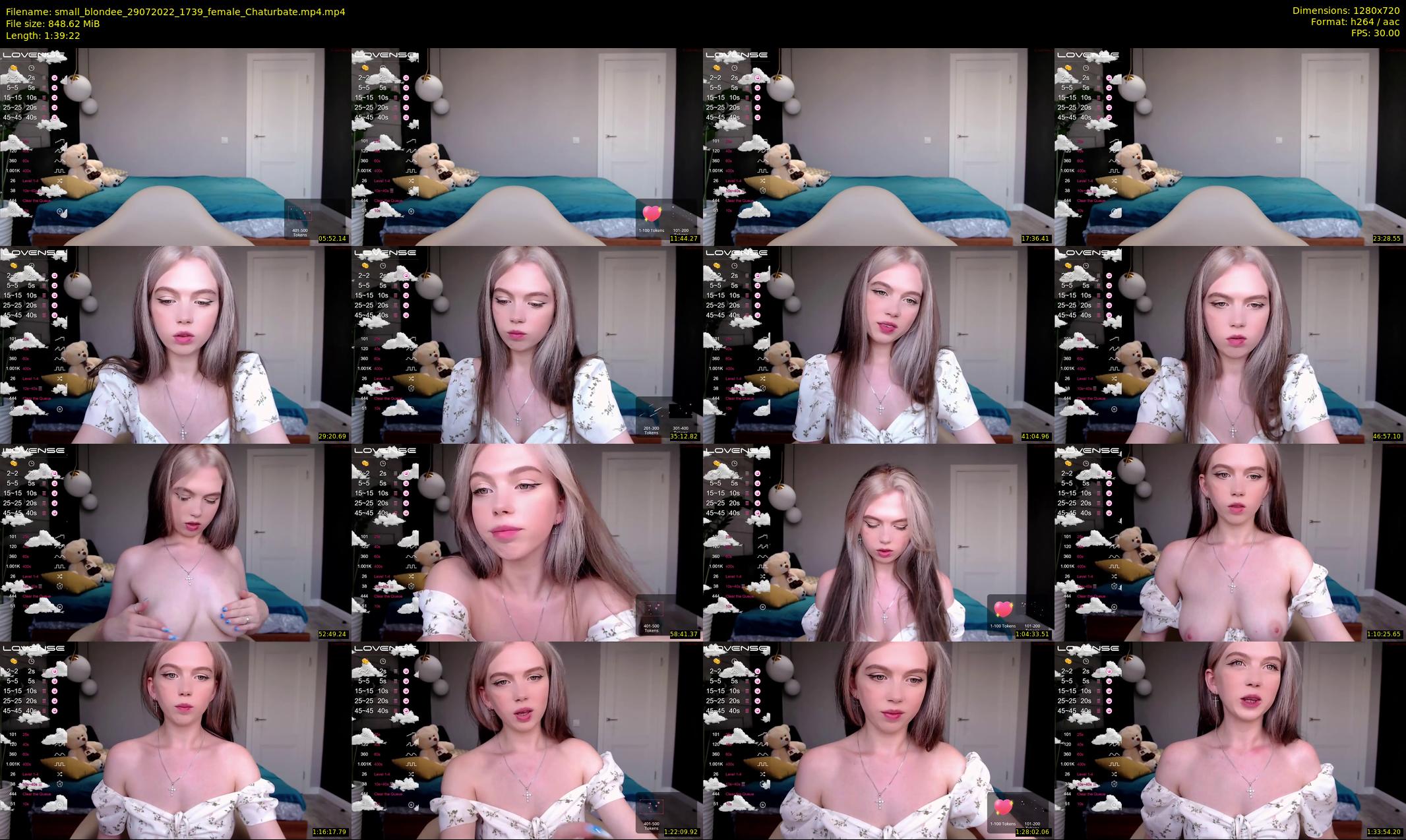 small_blondee — 100 minute Chaturbate female cam show recording, 720p, Jul 29, 2022