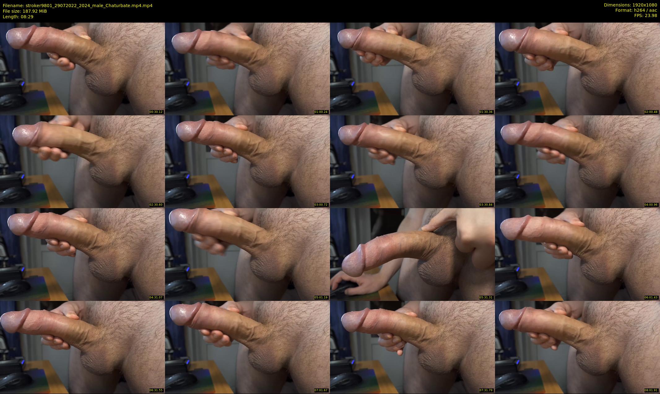 stroker9801 — 9 minute Chaturbate male cam show recording, 1080p, Jul 29, 2022