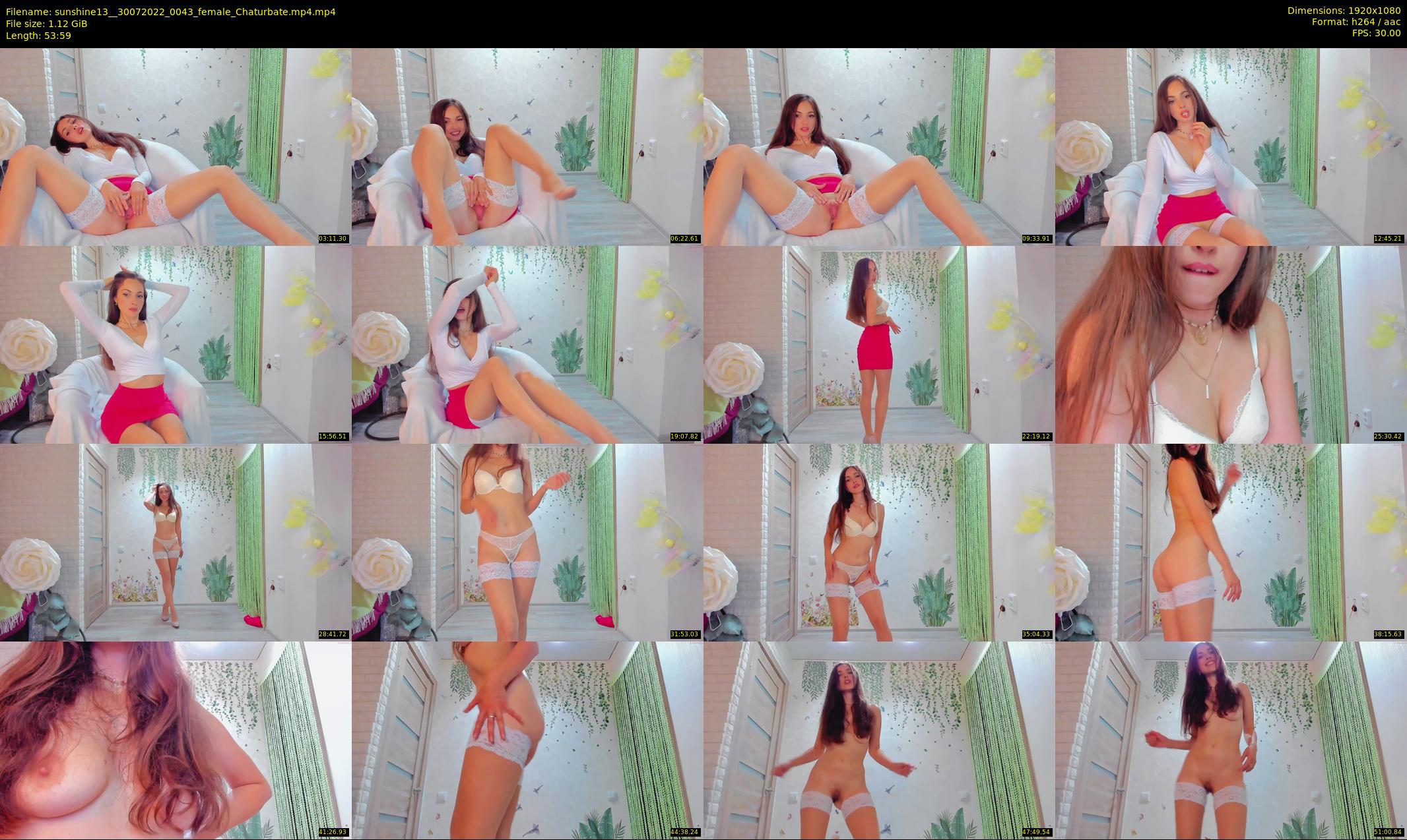 sunshine13_ — 54 minute Chaturbate female cam show recording, 1080p, Jul 30, 2022