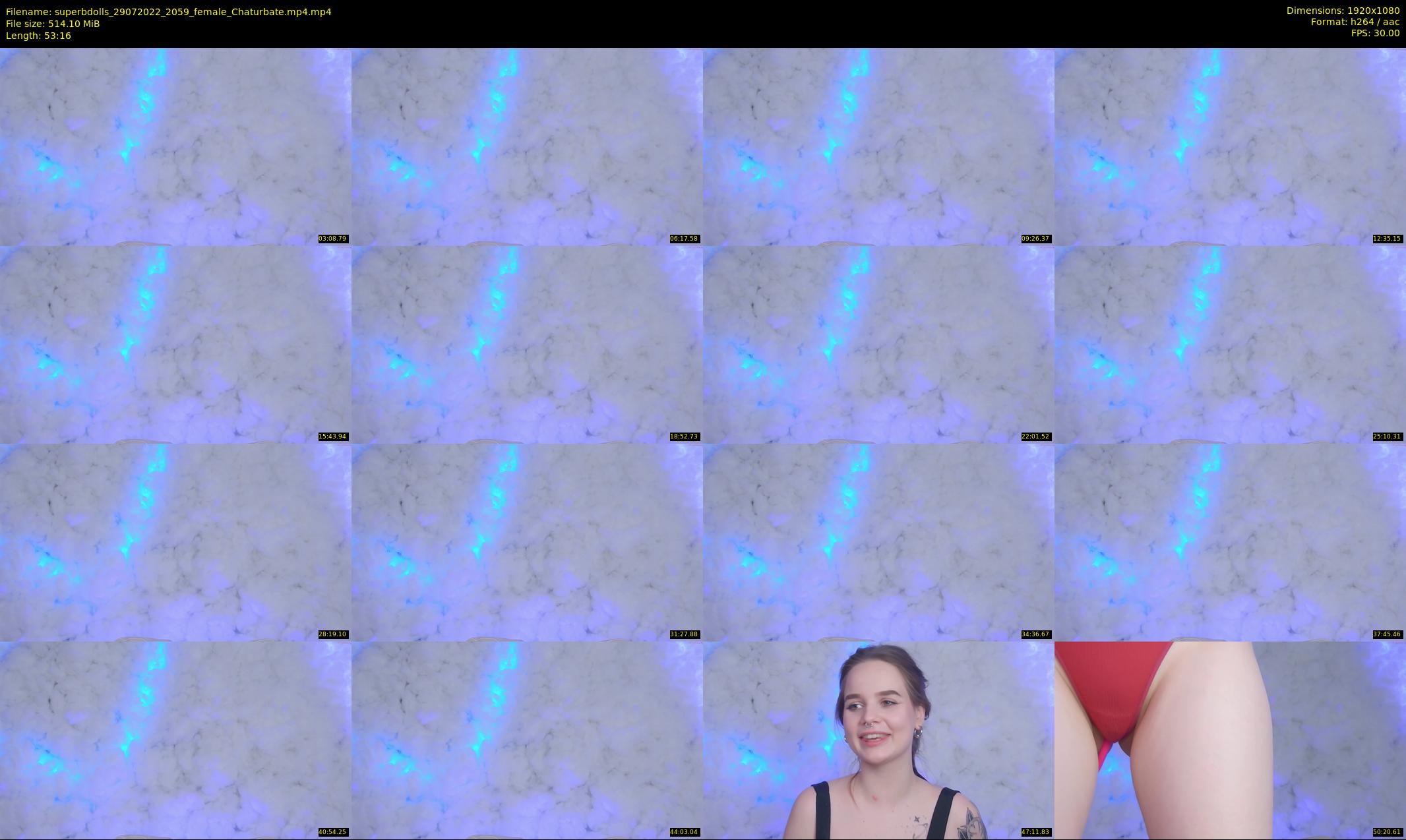 superbdolls — 54 minute Chaturbate couple cam show recording, 1080p, Jul 29, 2022
