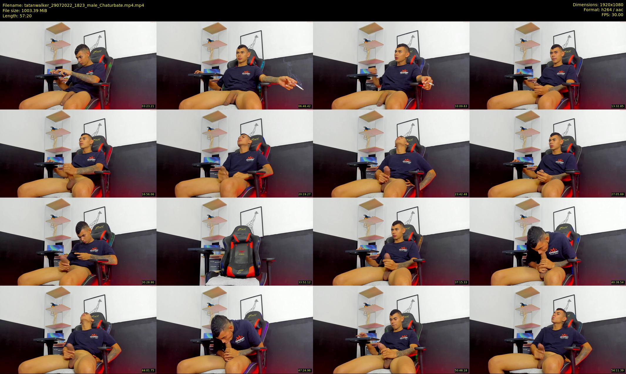 tatanwalker — 58 minute Chaturbate male cam show recording, 1080p, Jul 29, 2022