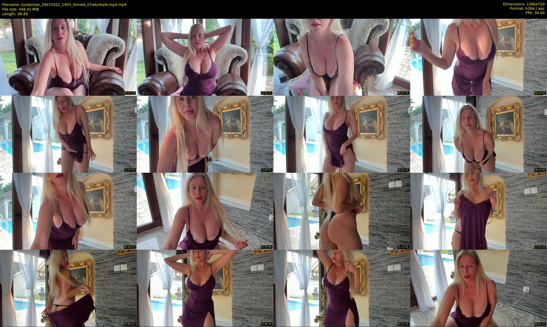 tunderose — 39 minute Chaturbate female cam show recording, 720p, Jul 29, 2022