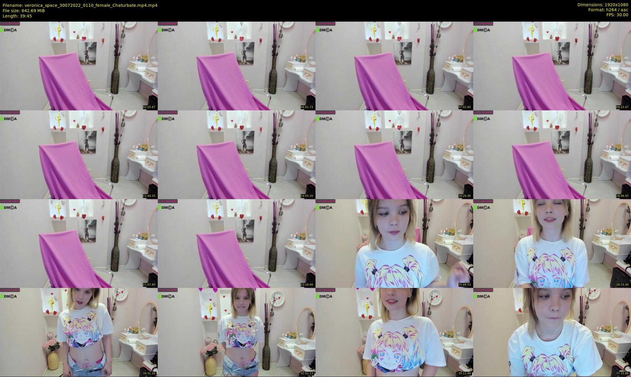 veronica_space — 40 minute Chaturbate female cam show recording, 1080p, Jul 30, 2022