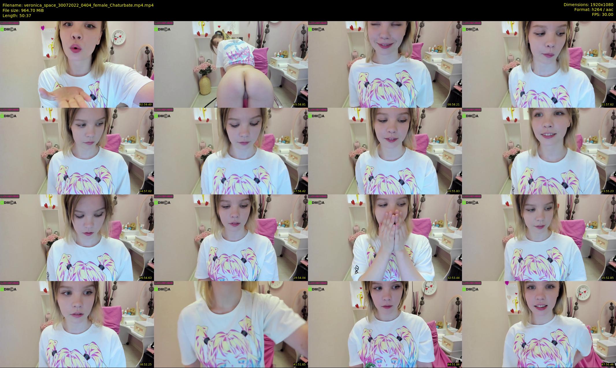 veronica_space — 51 minute Chaturbate female cam show recording, 1080p, Jul 30, 2022