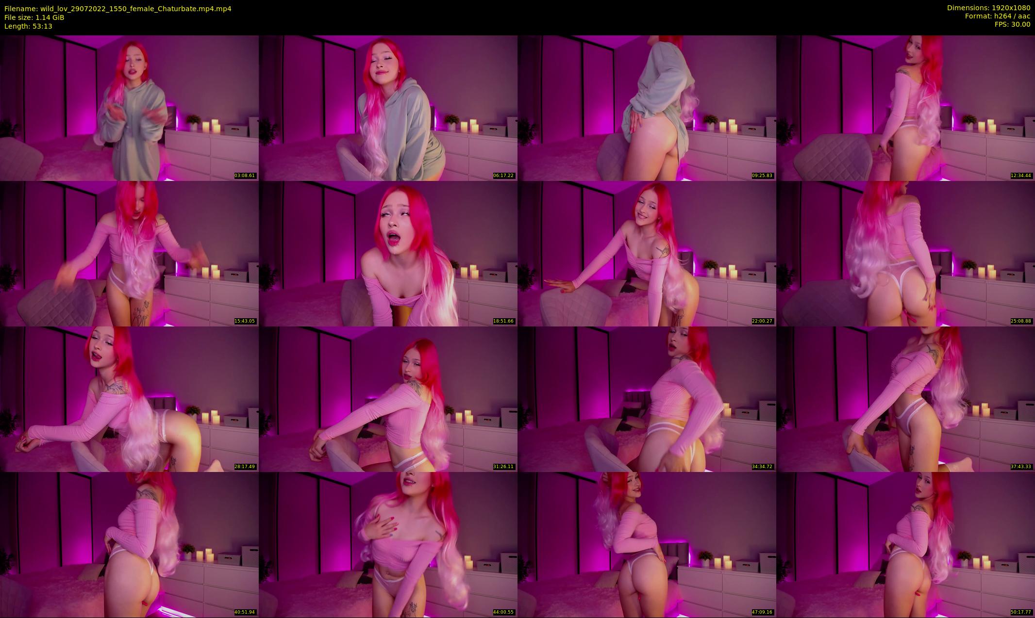 wild_lov — 54 minute Chaturbate female cam show recording, 1080p, Jul 29, 2022