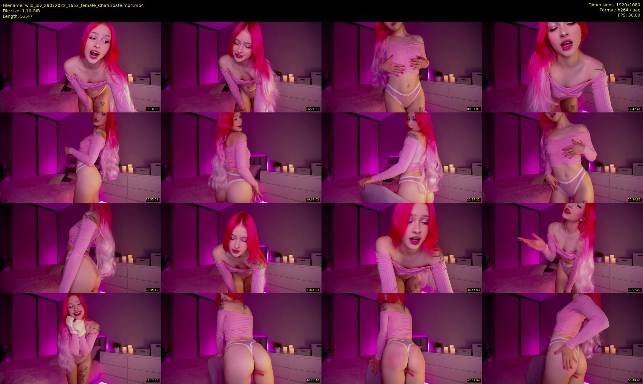wild_lov — 54 minute Chaturbate female cam show recording, 1080p, Jul 29, 2022