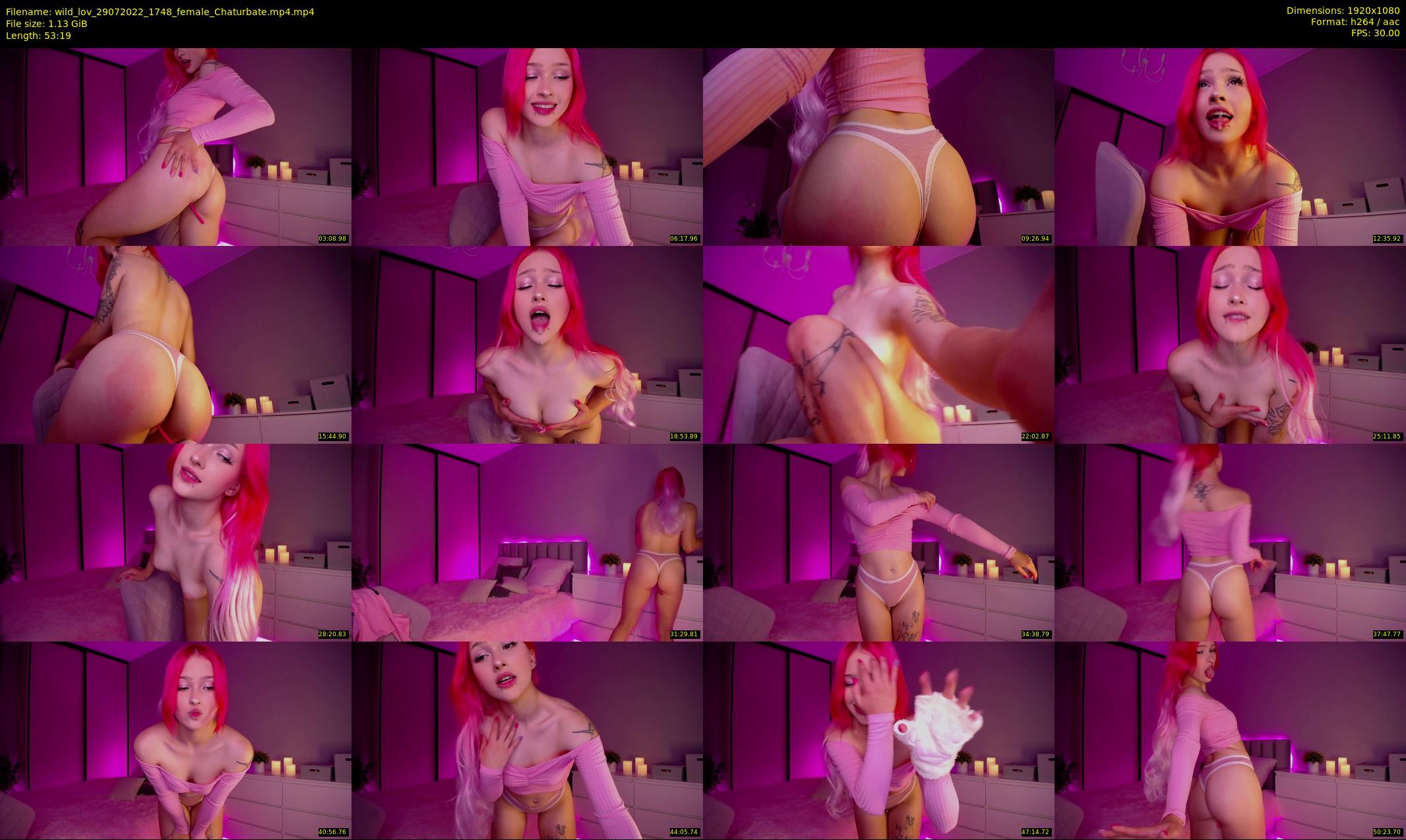 wild_lov — 54 minute Chaturbate female cam show recording, 1080p, Jul 29, 2022
