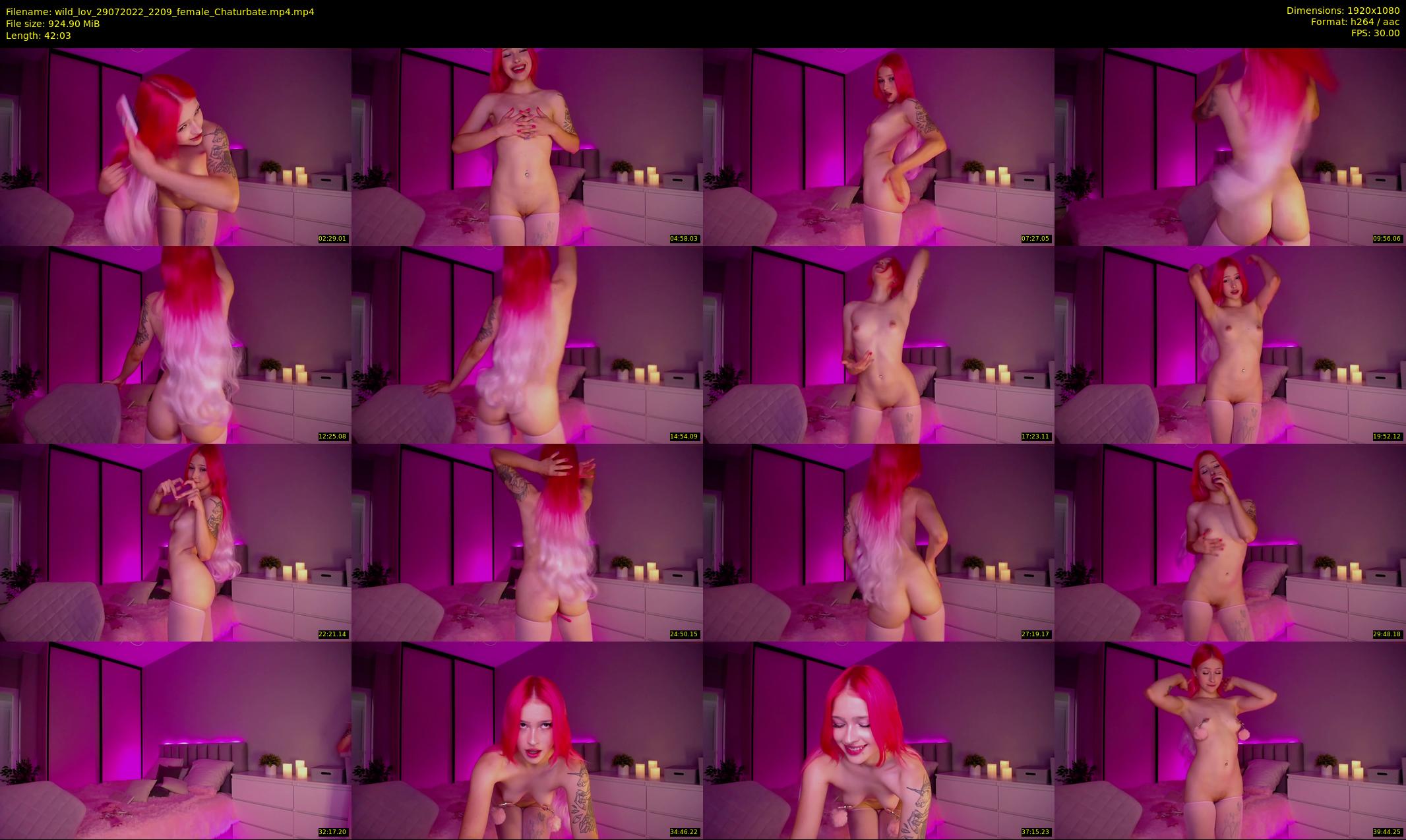 wild_lov — 43 minute Chaturbate female cam show recording, 1080p, Jul 29, 2022