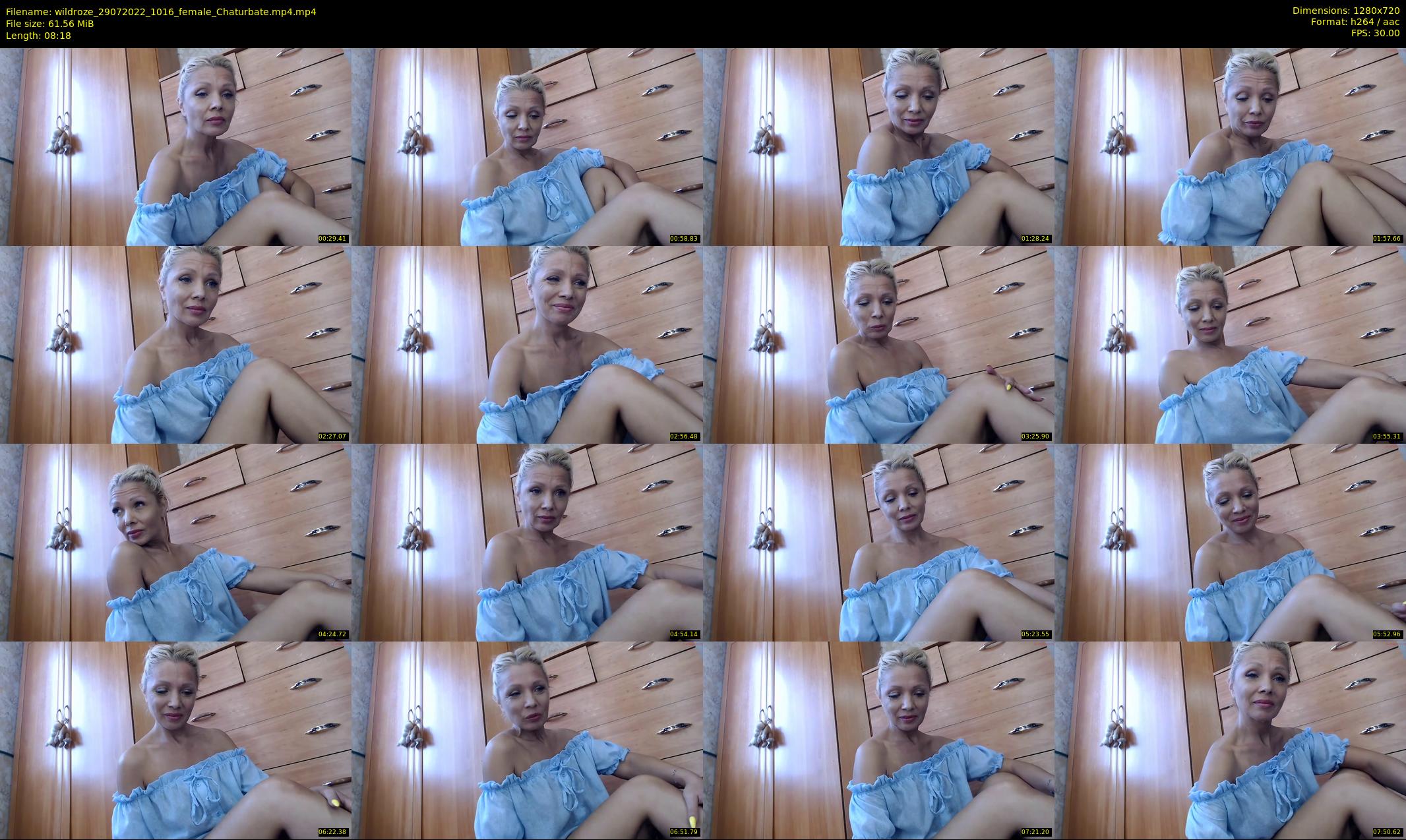 wildroze — 9 minute Chaturbate female cam show recording, 720p, Jul 29, 2022