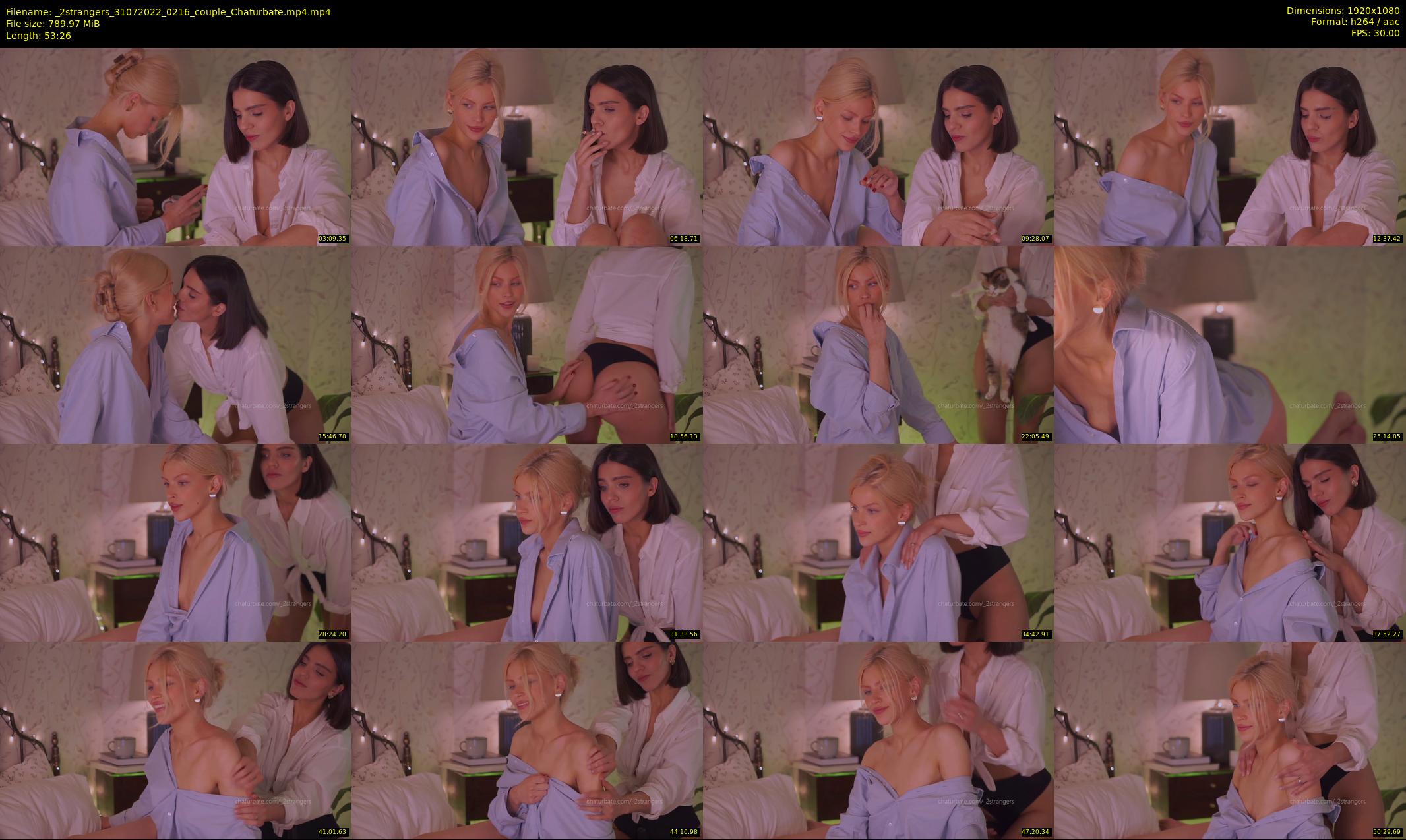 _2strangers — 54 minute Chaturbate couple cam show recording, 1080p, Jul 31, 2022
