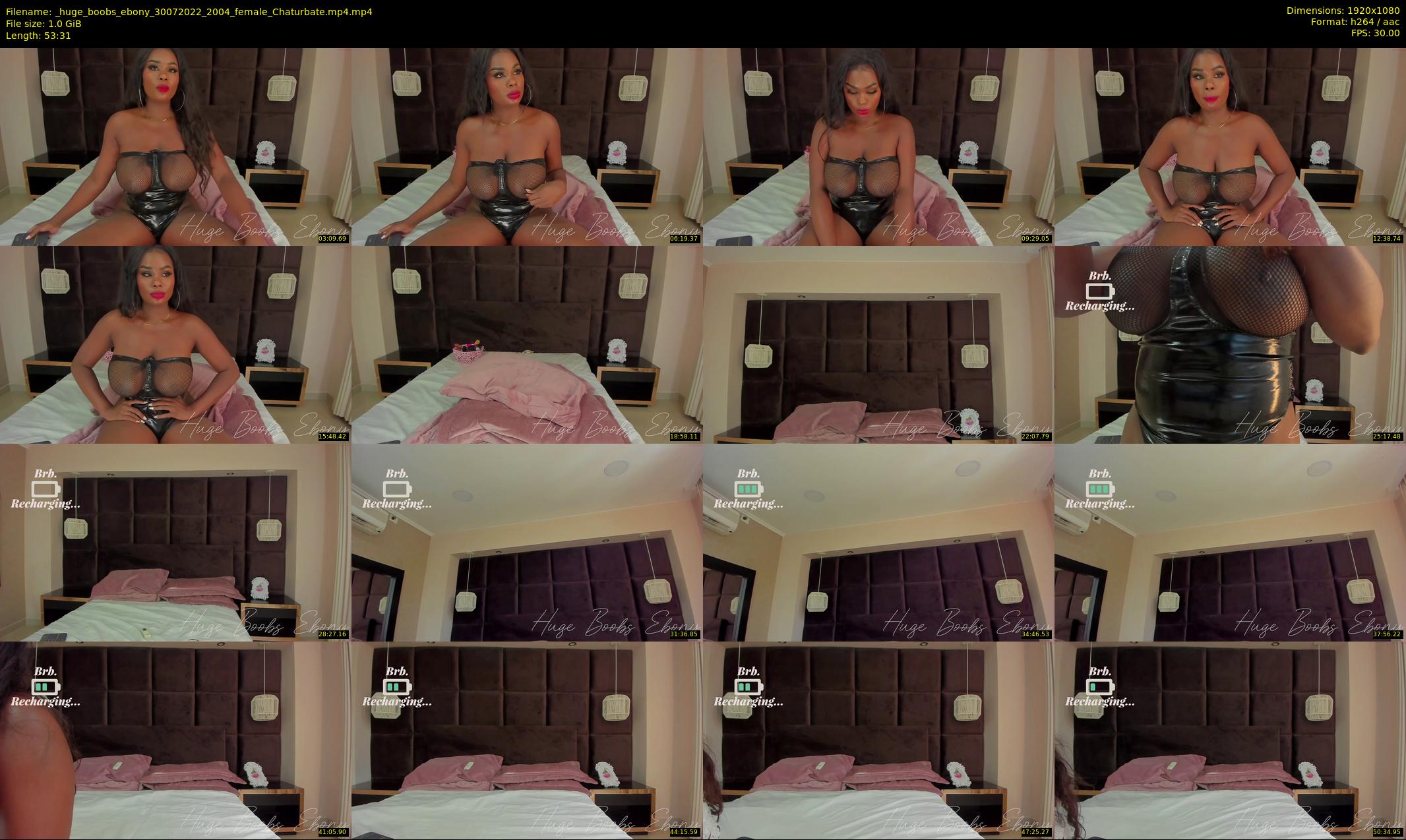 _huge_boobs_ebony — 54 minute Chaturbate female cam show recording, 1080p, Jul 30, 2022